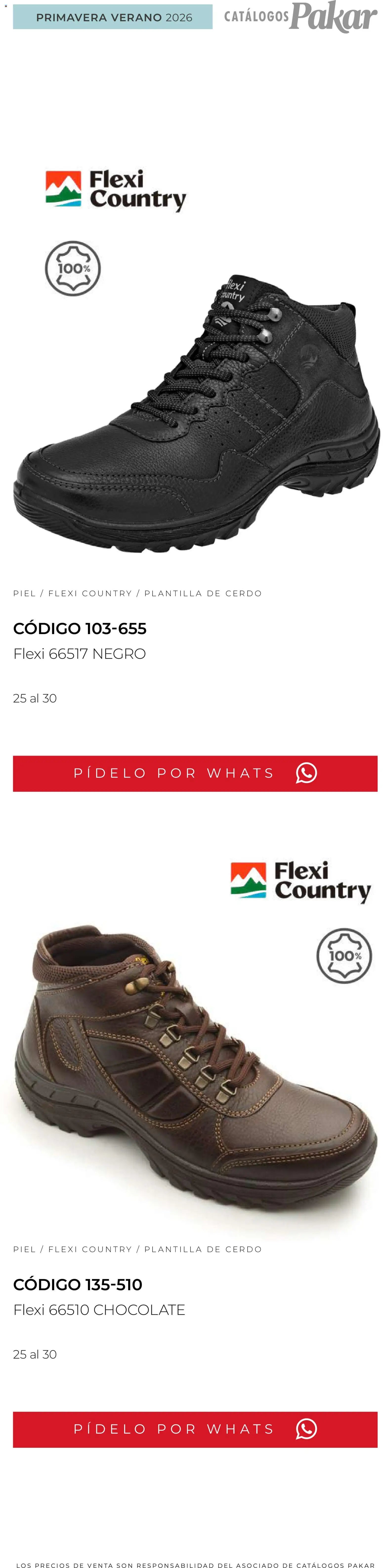 SC Pakar catálogo Flexi PV26
