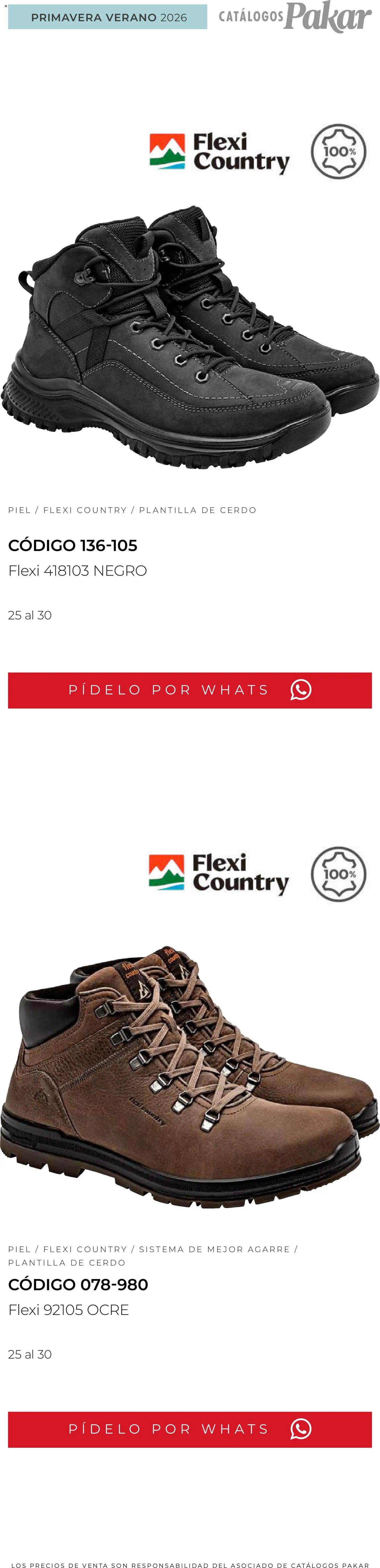 SC Pakar catálogo Flexi PV26