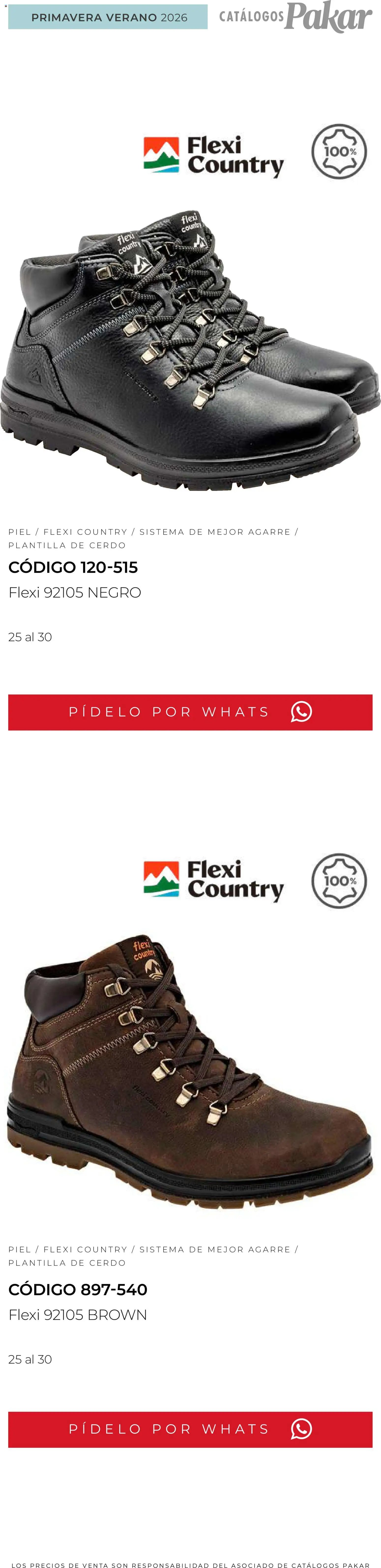 SC Pakar catálogo Flexi PV26