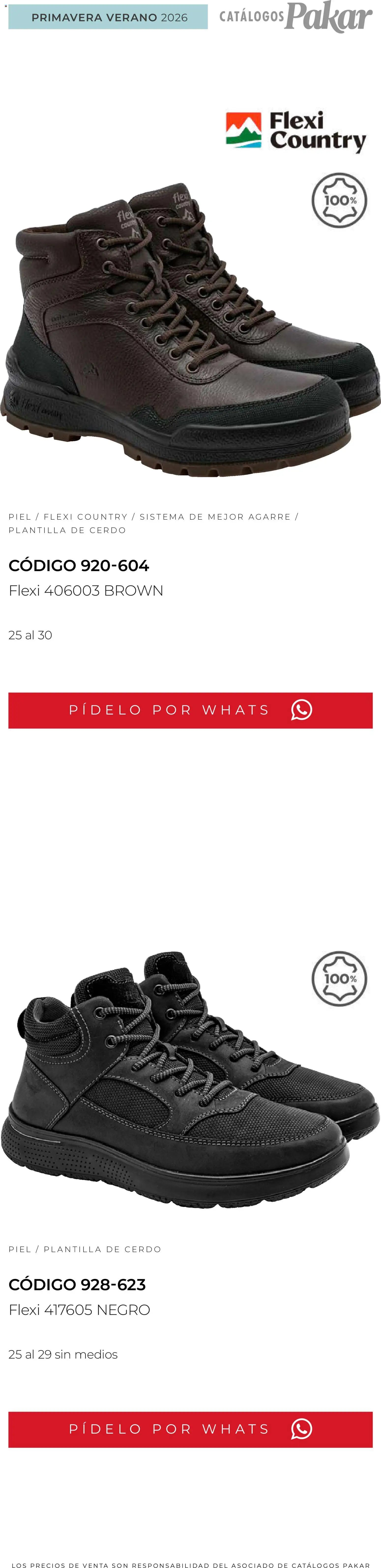 SC Pakar catálogo Flexi PV26