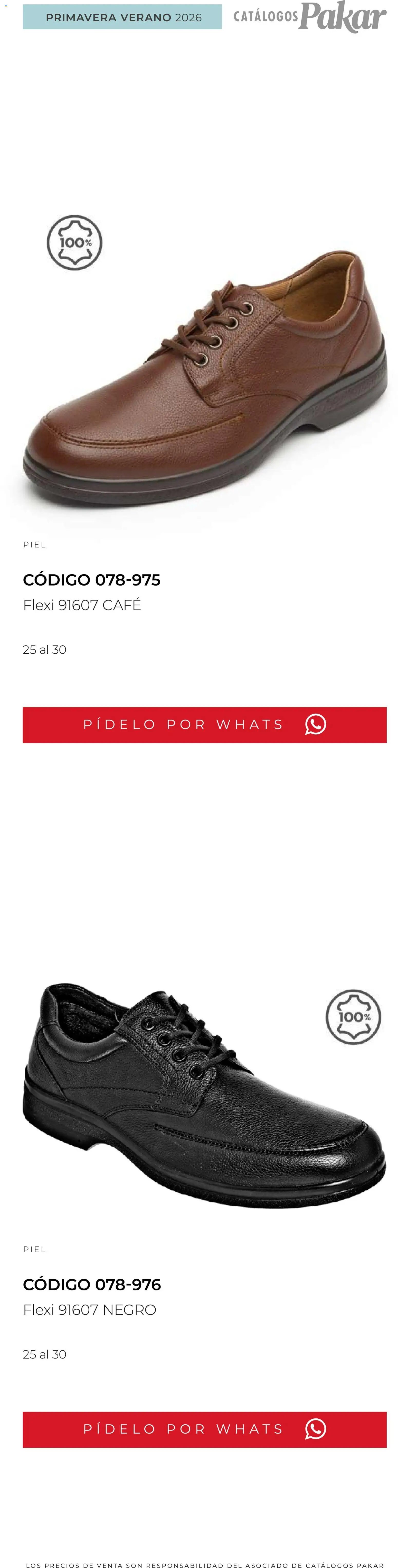 SC Pakar catálogo Flexi PV26