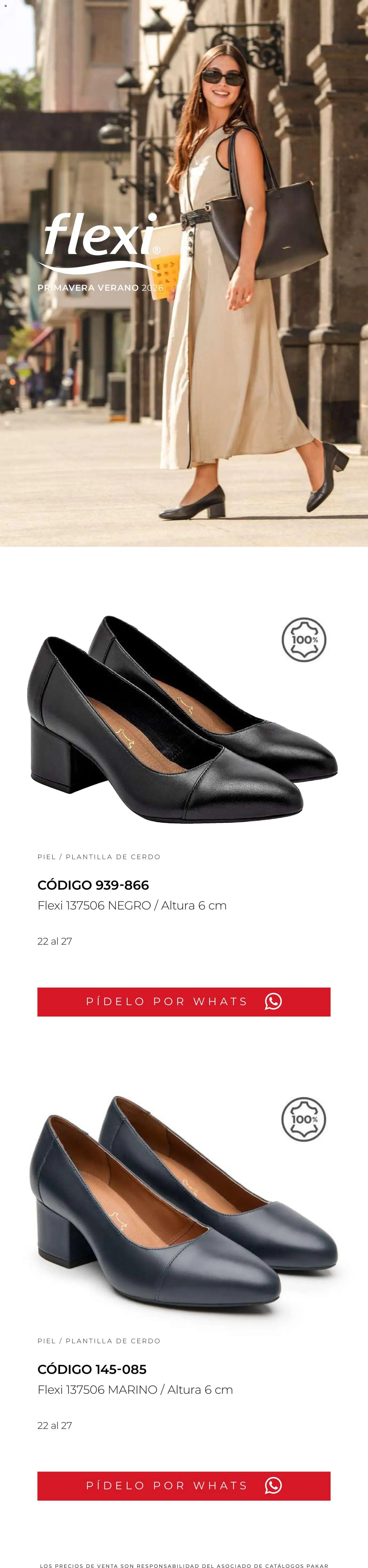 SC Pakar catálogo Flexi PV26