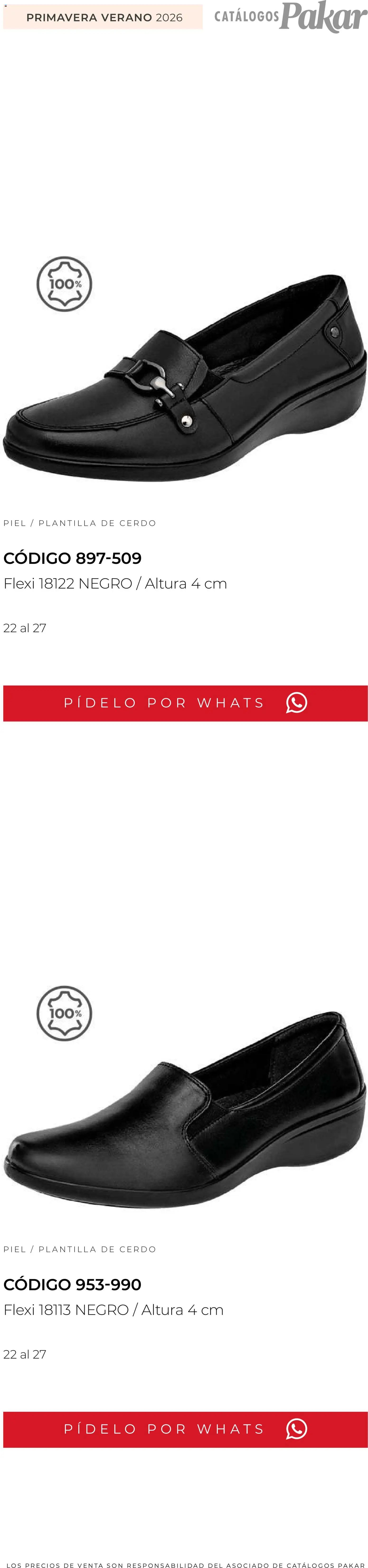 SC Pakar catálogo Flexi PV26