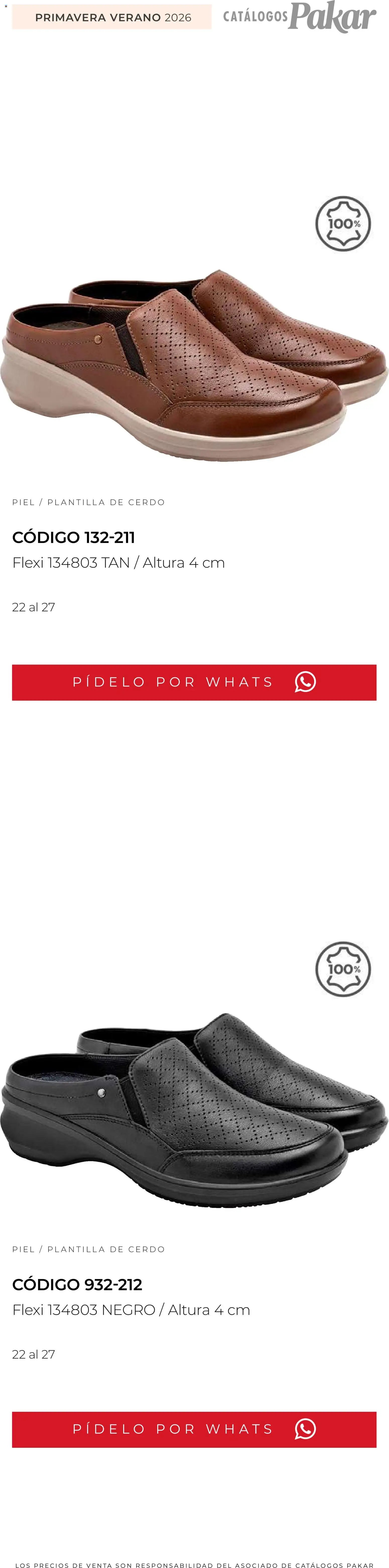 SC Pakar catálogo Flexi PV26