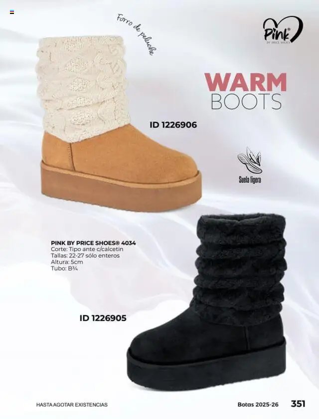 Price Shoes - Catálogo Botas para Dama