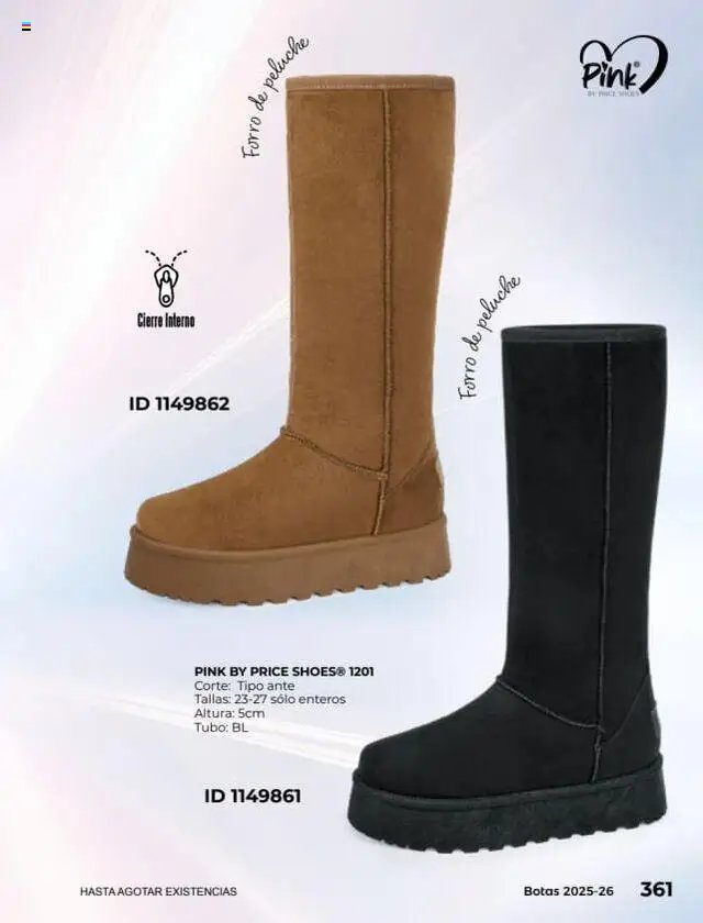Price Shoes - Catálogo Botas para Dama