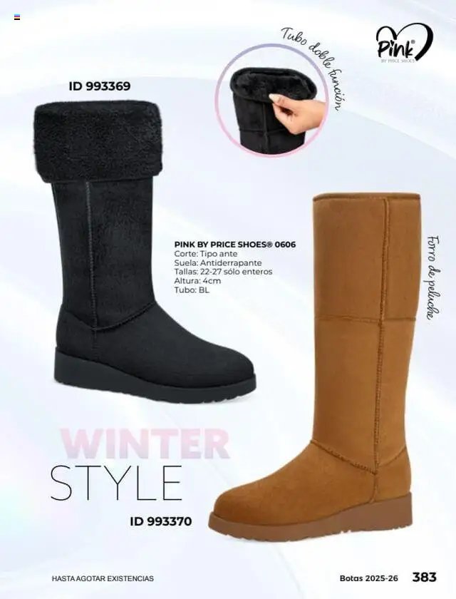 Price Shoes - Catálogo Botas para Dama