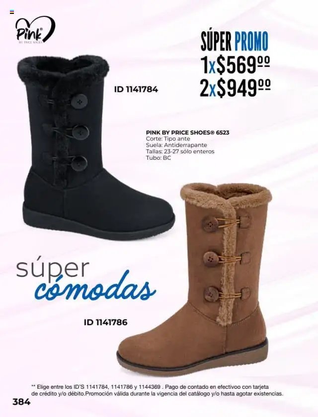 Price Shoes - Catálogo Botas para Dama