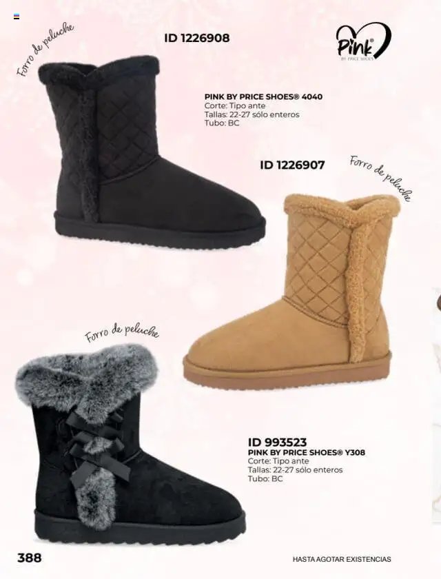 Price Shoes - Catálogo Botas para Dama