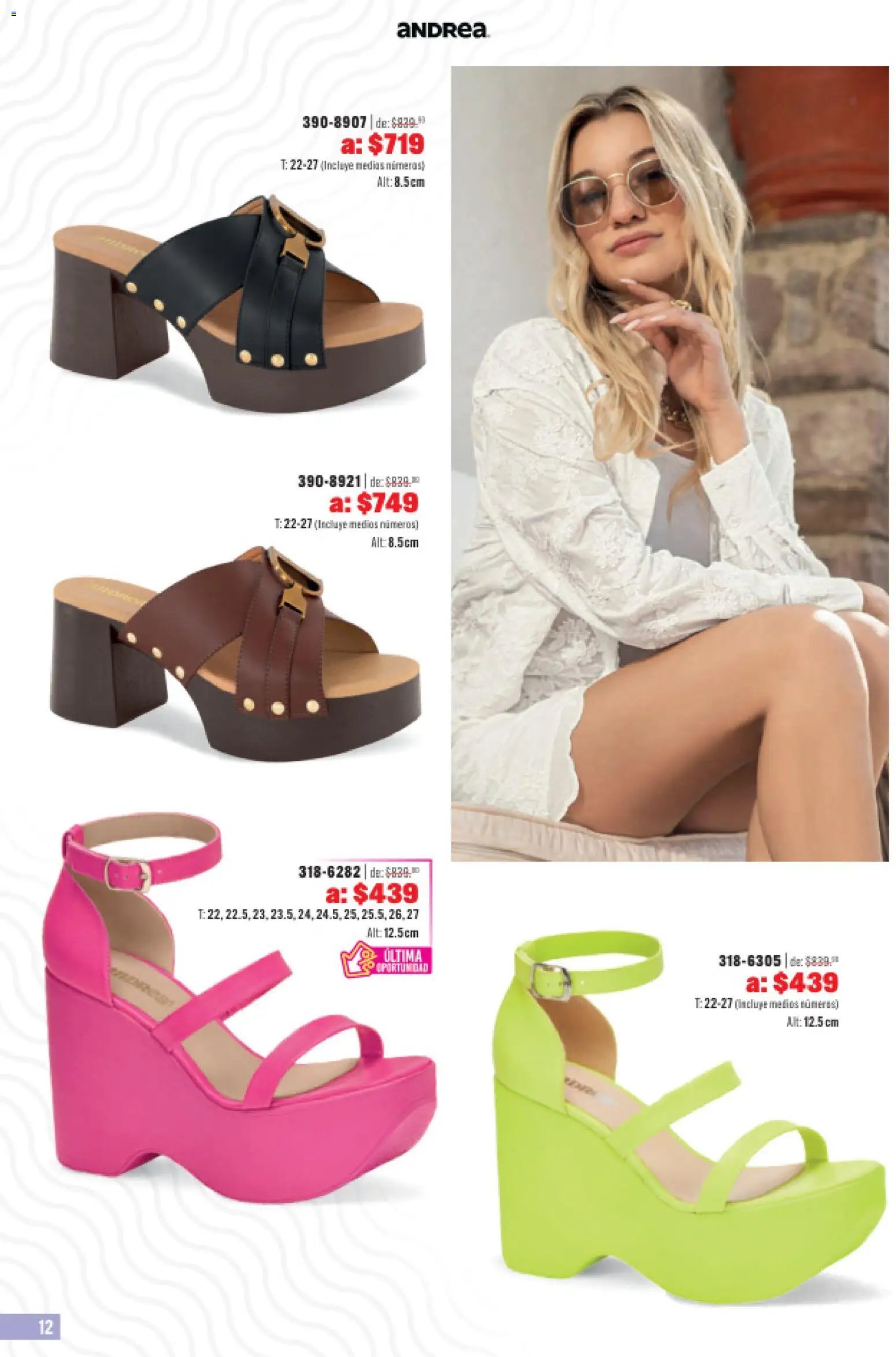 Andrea catálogo Outlet