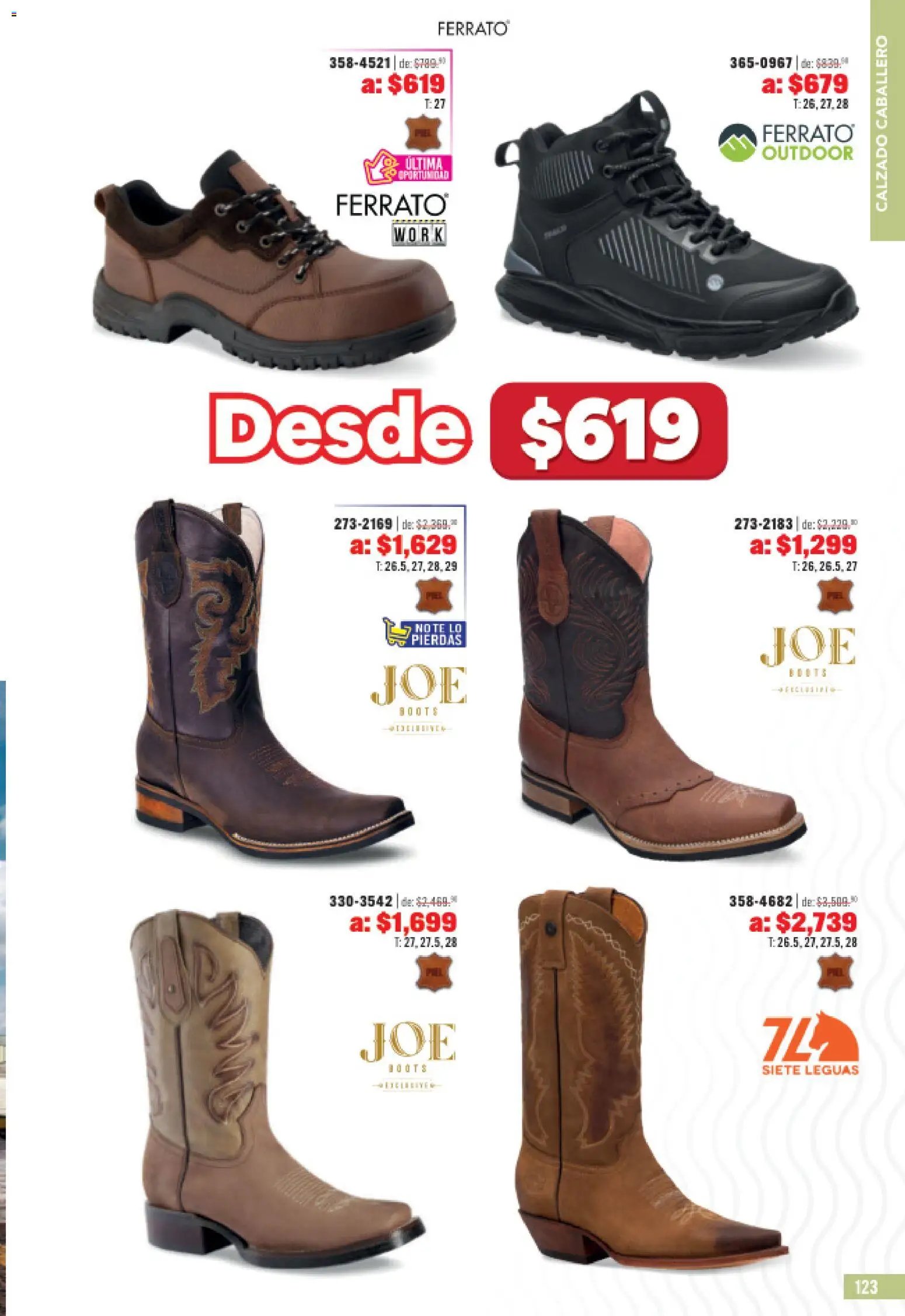 Andrea catálogo Outlet