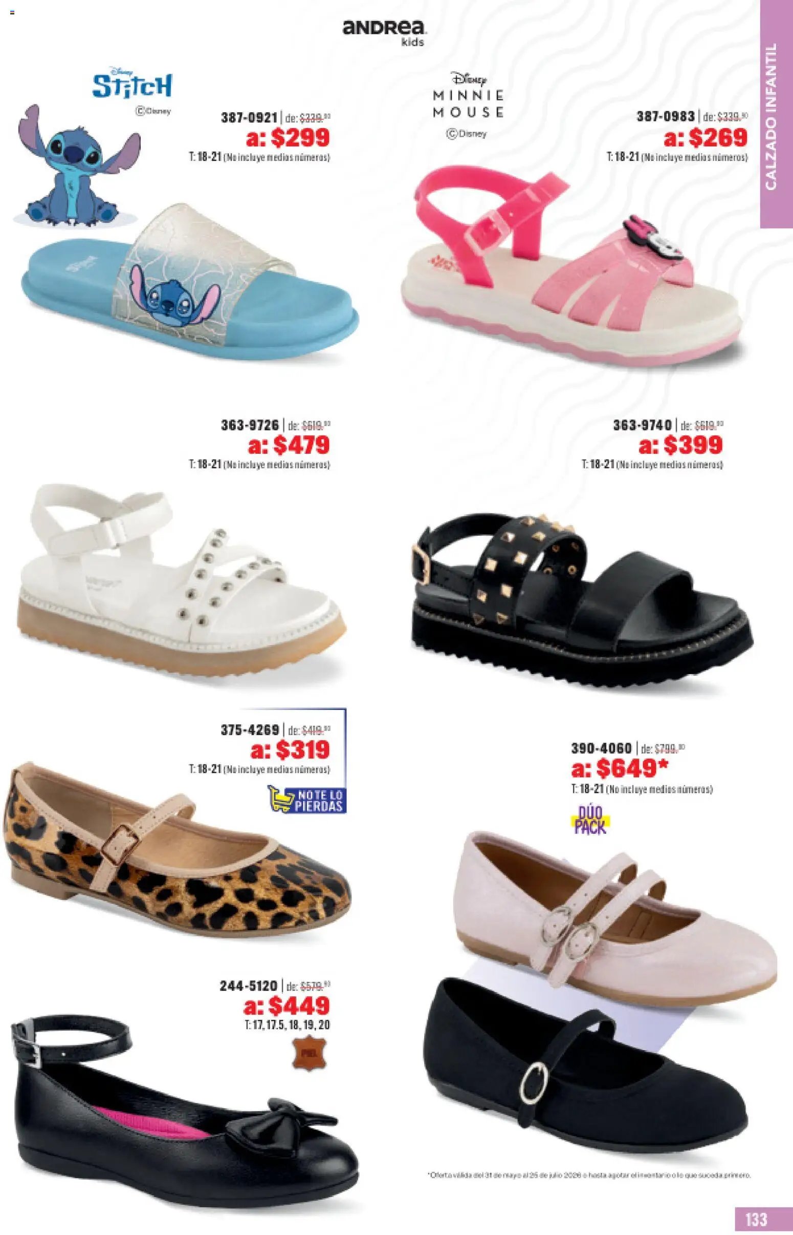 Andrea catálogo Outlet