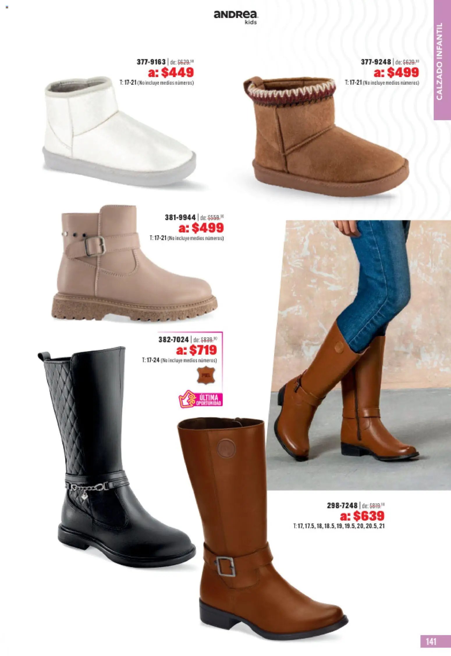 Andrea catálogo Outlet