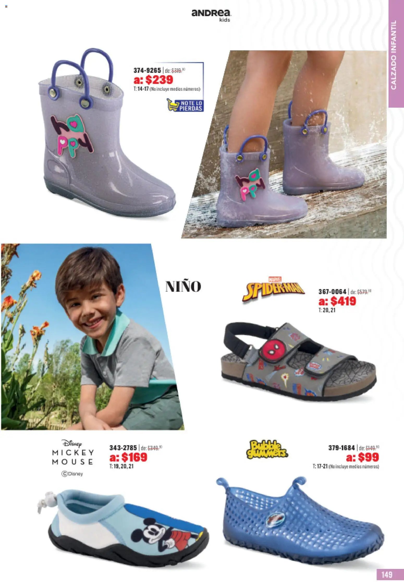 Andrea catálogo Outlet