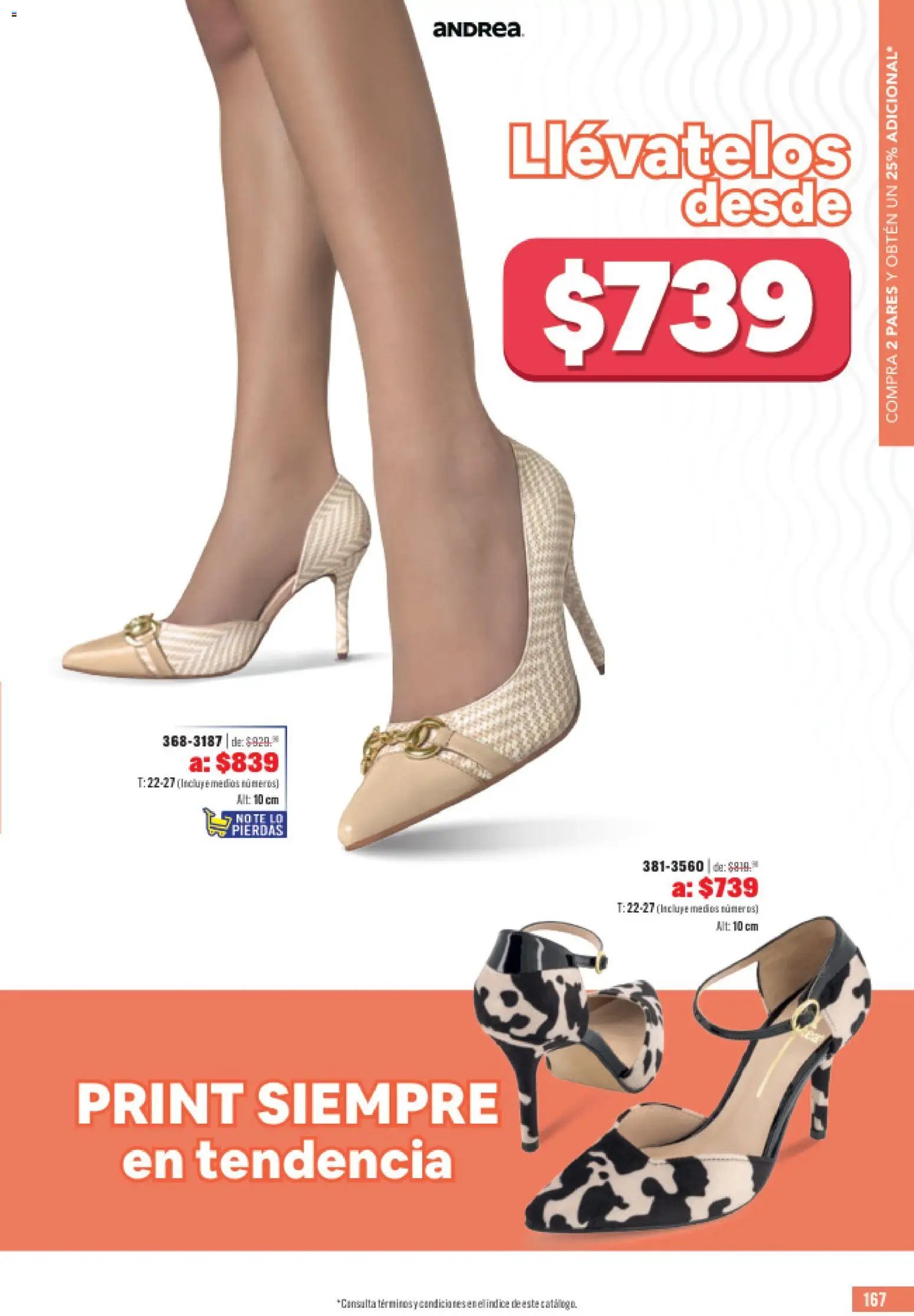 Andrea catálogo Outlet