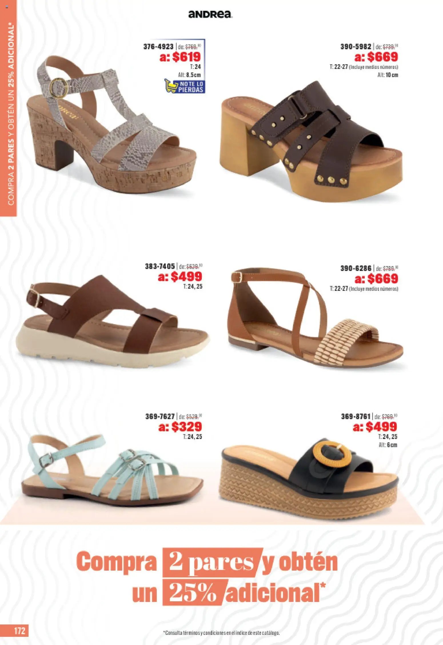 Andrea catálogo Outlet