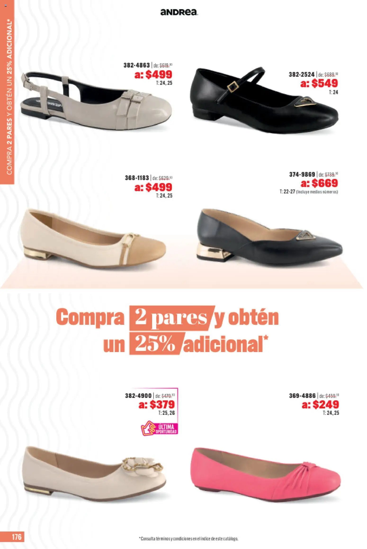 Andrea catálogo Outlet