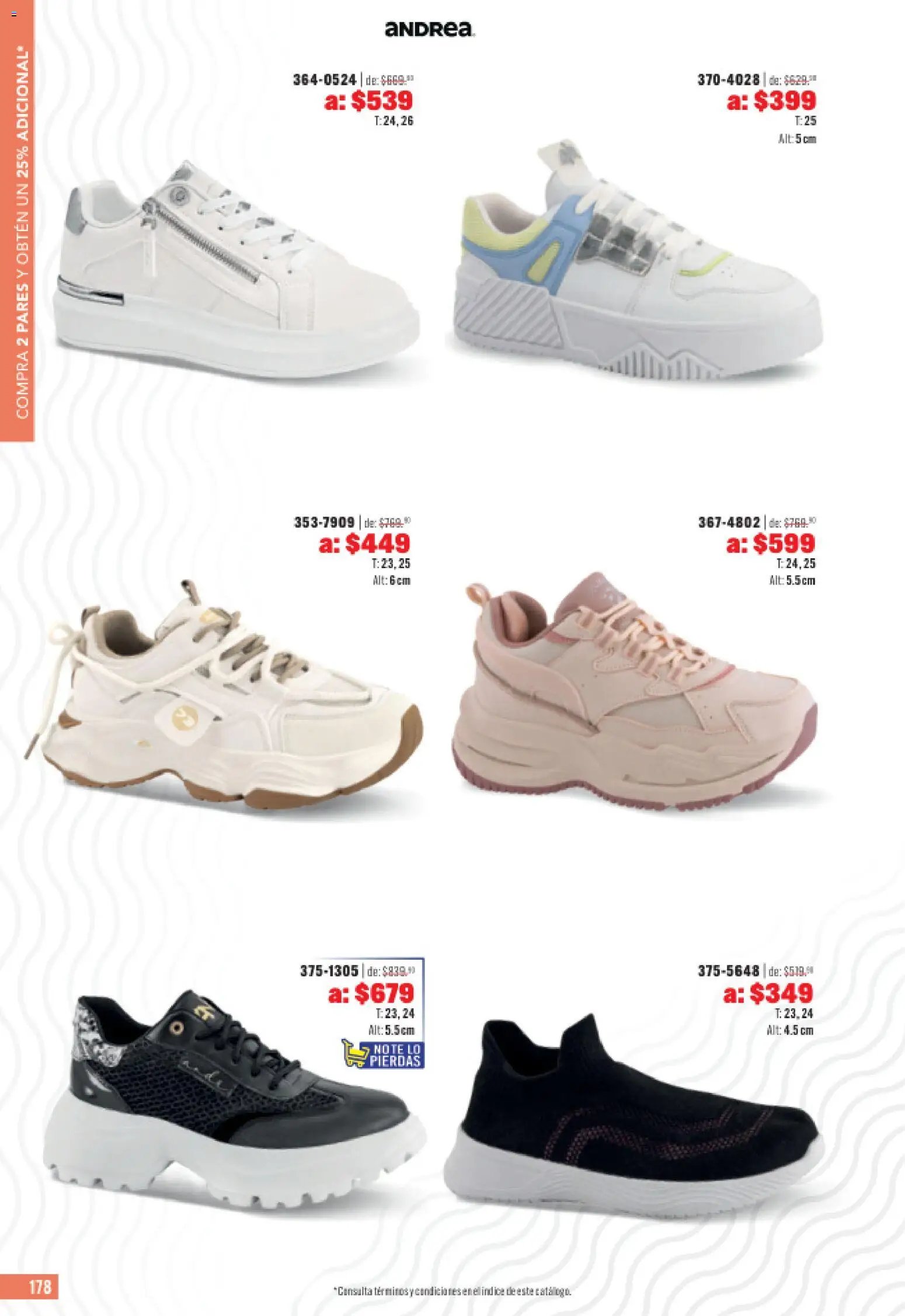 Andrea catálogo Outlet