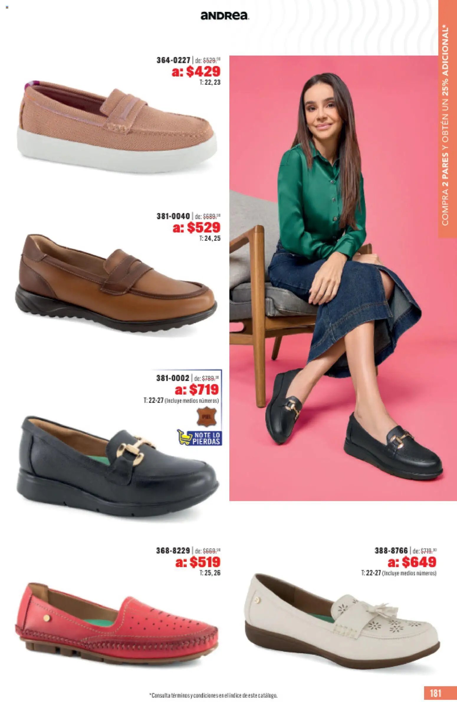 Andrea catálogo Outlet