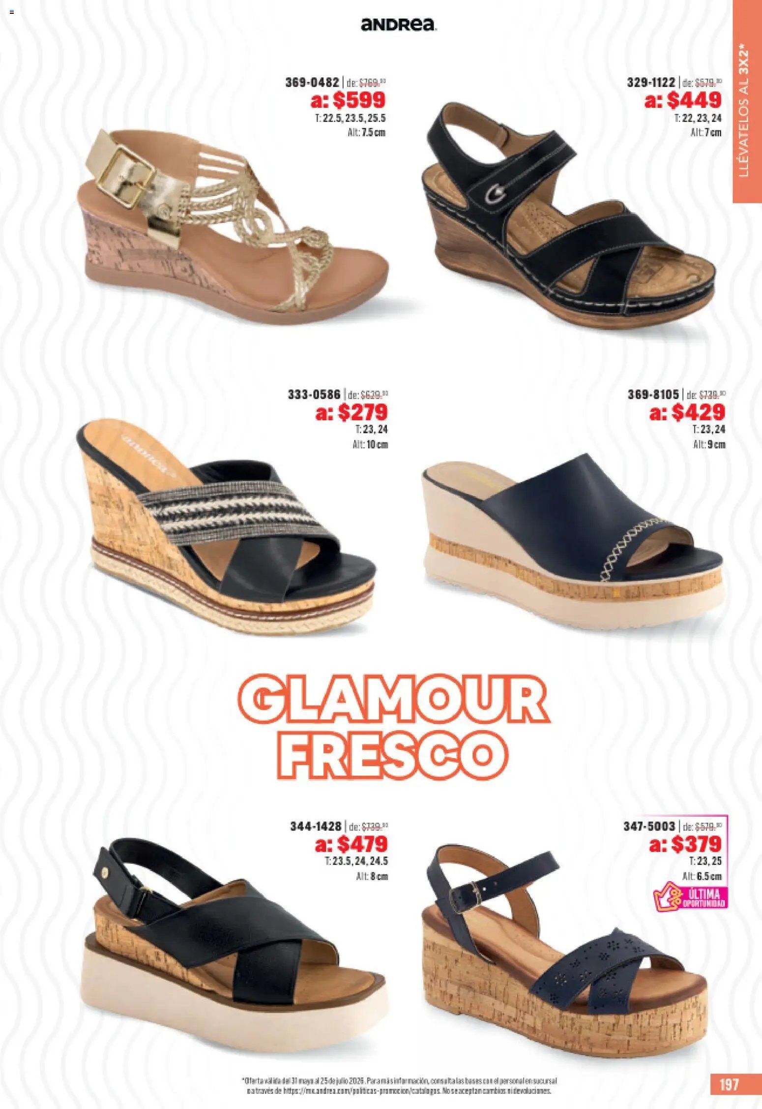 Andrea catálogo Outlet
