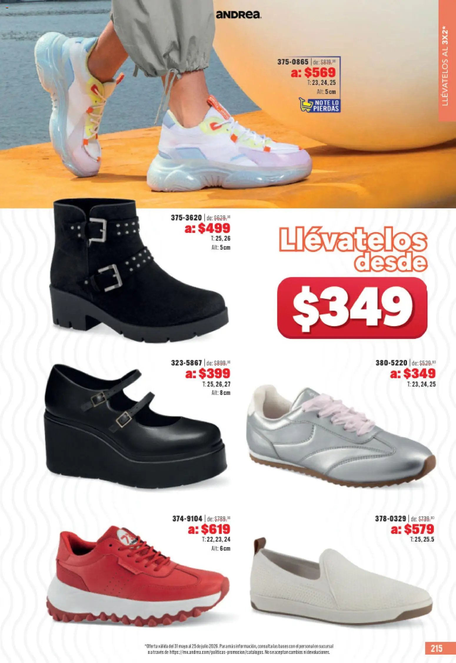 Andrea catálogo Outlet