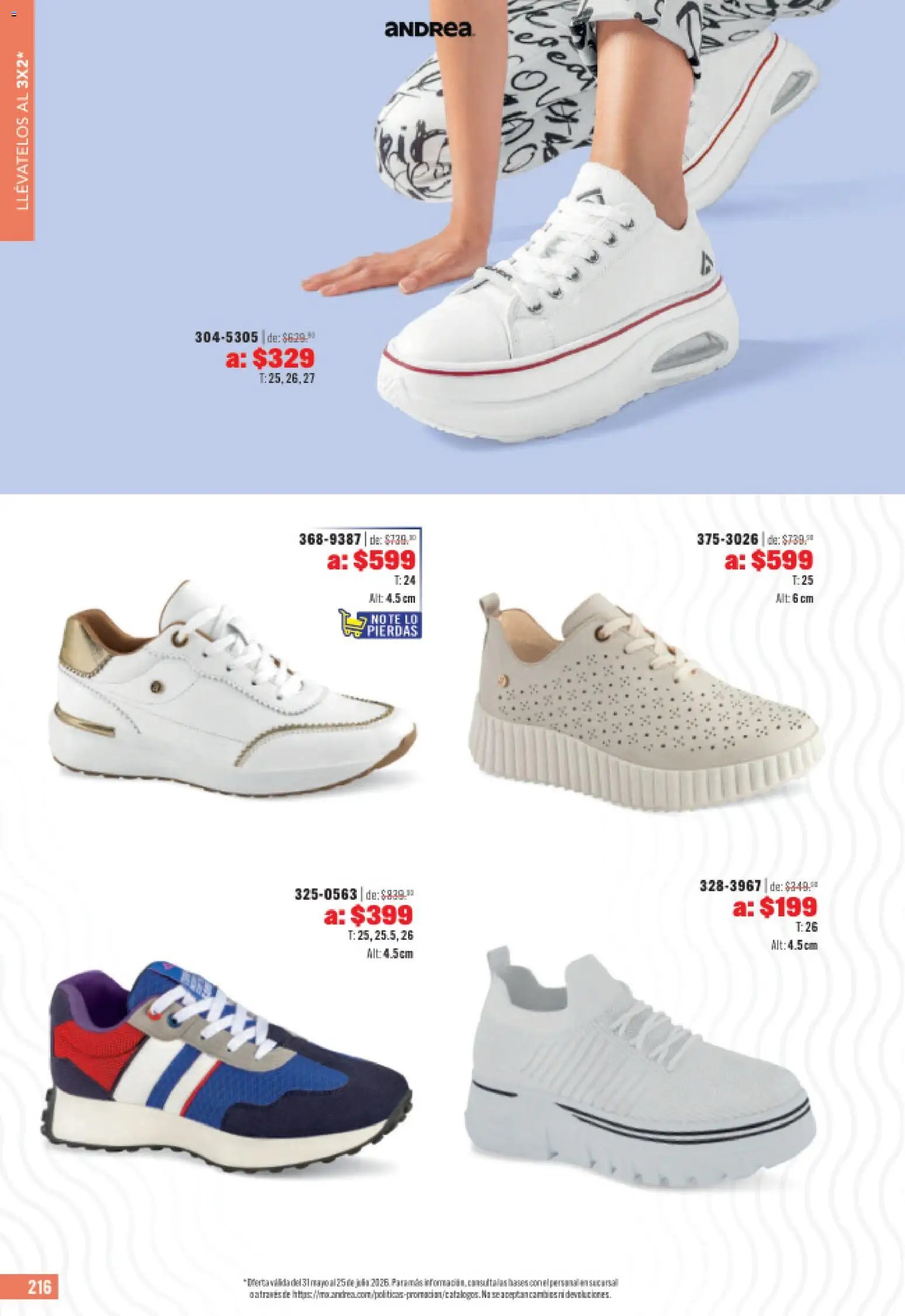 Andrea catálogo Outlet
