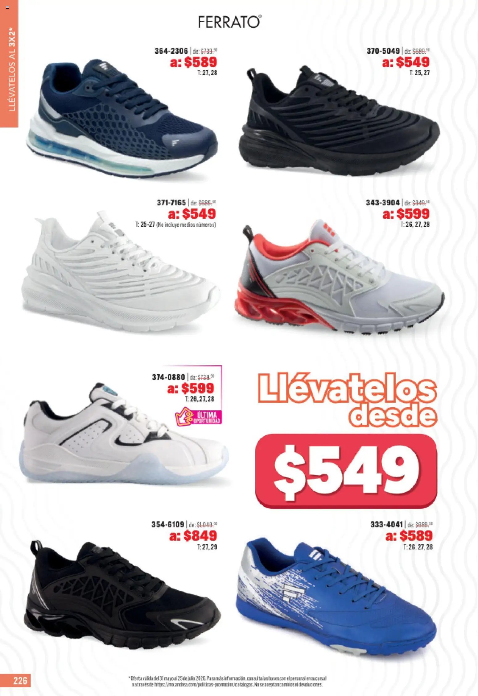 Andrea catálogo Outlet
