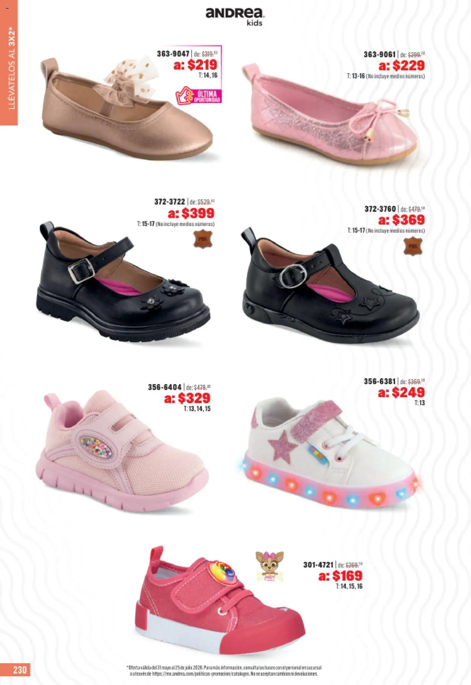 Andrea catálogo Outlet