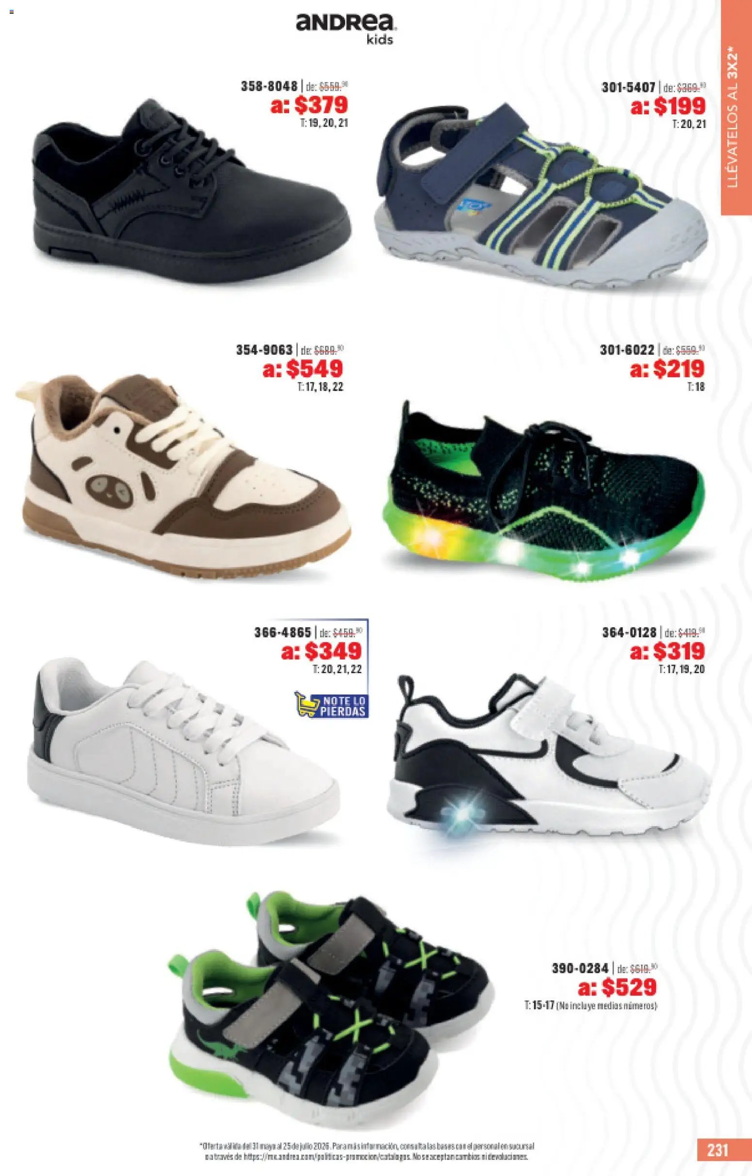 Andrea catálogo Outlet