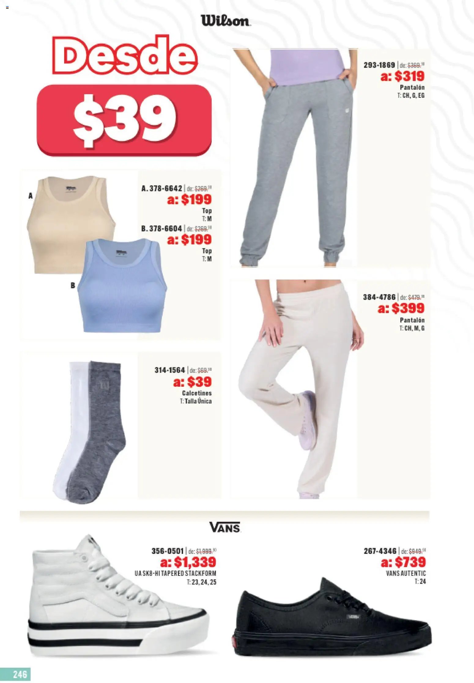 Andrea catálogo Outlet