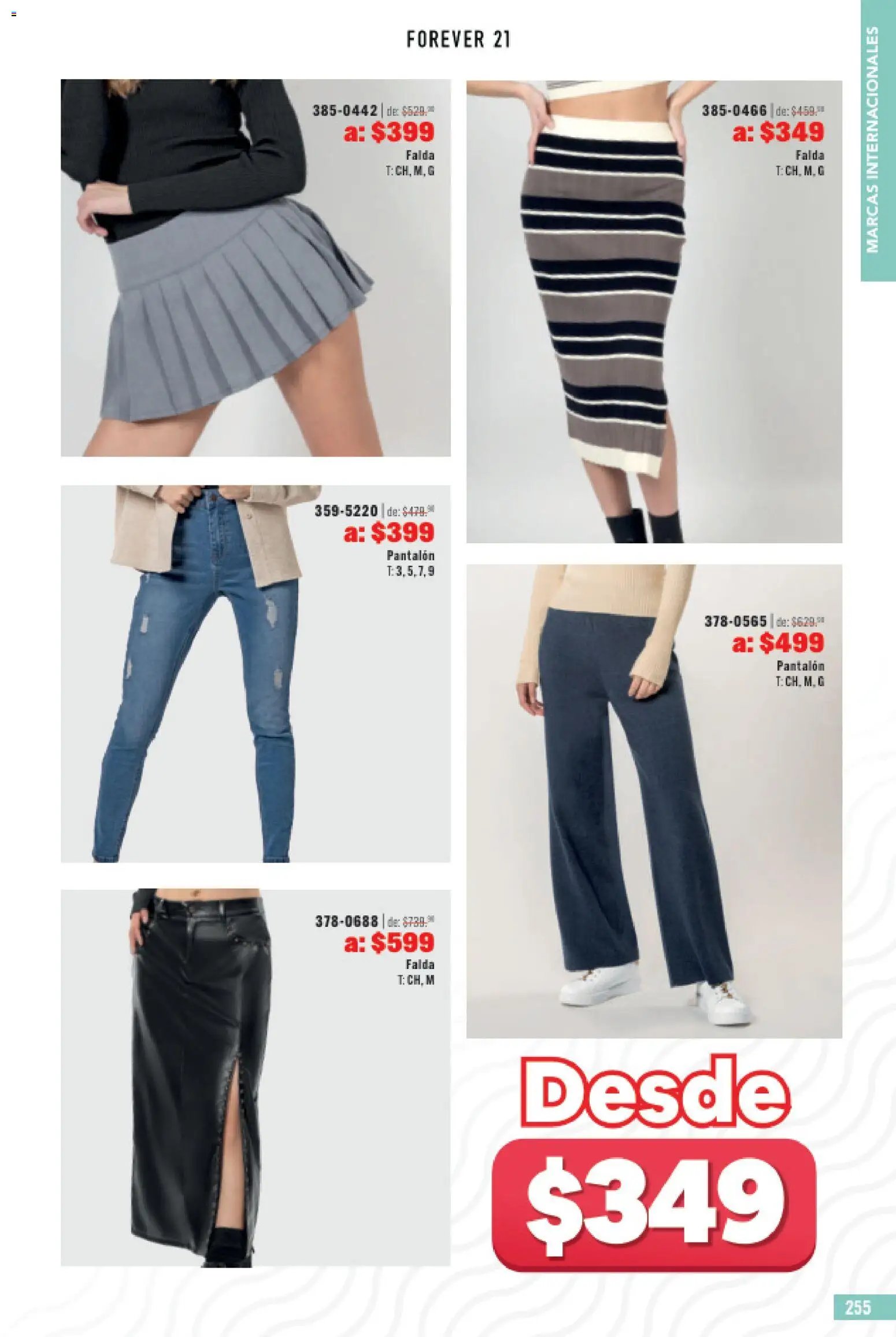 Andrea catálogo Outlet