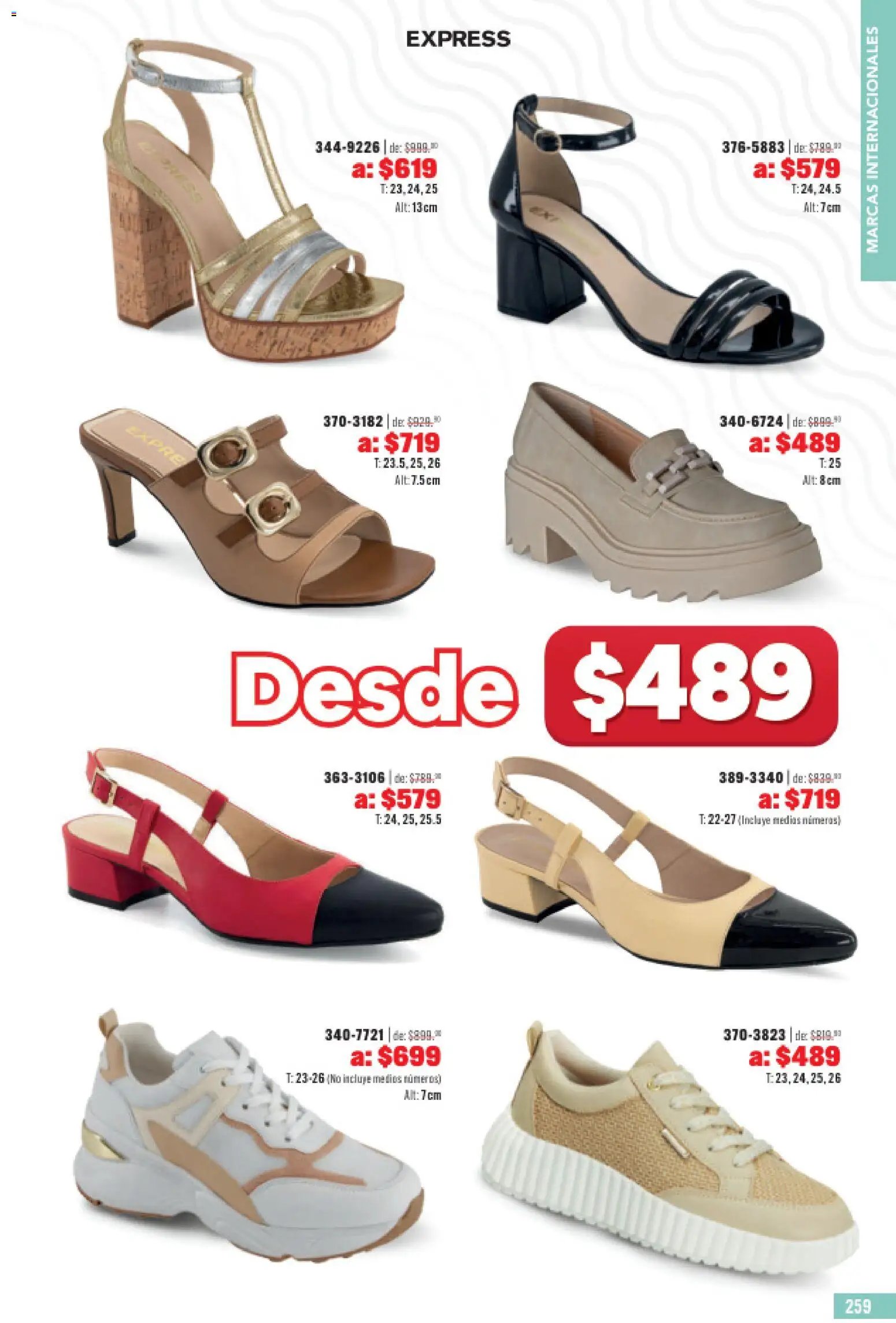 Andrea catálogo Outlet