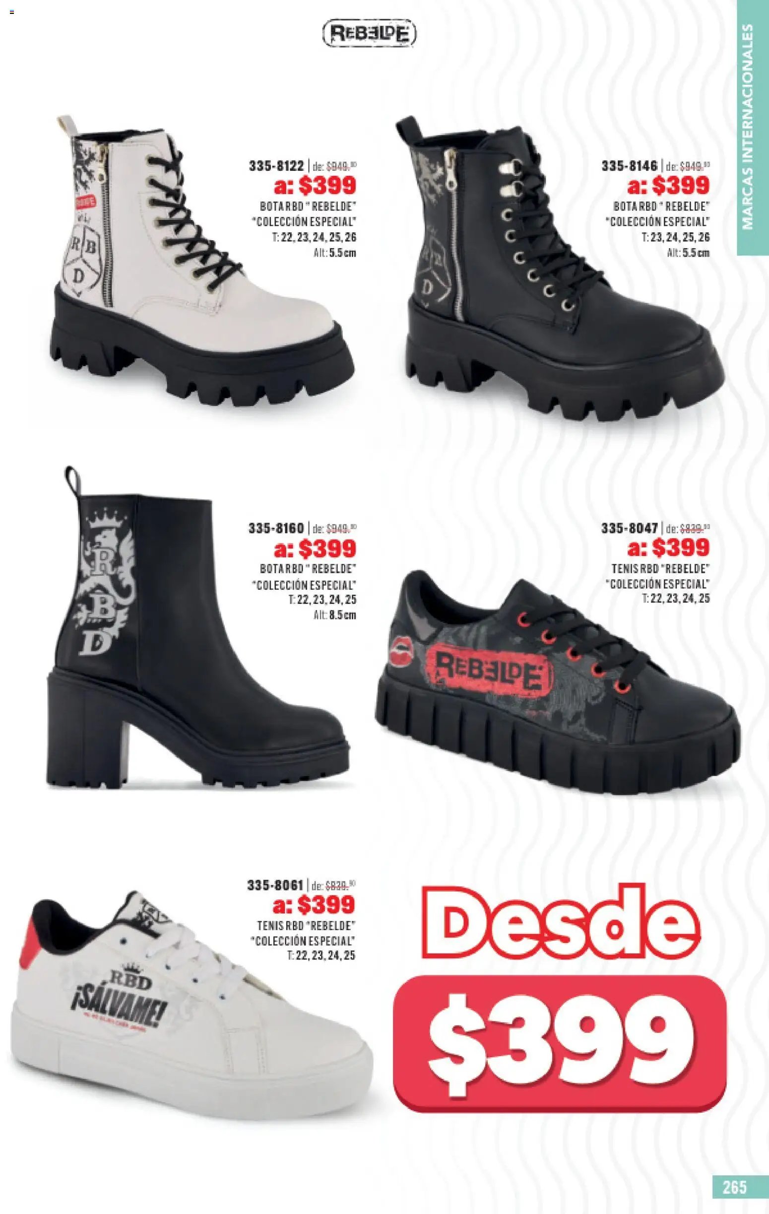 Andrea catálogo Outlet