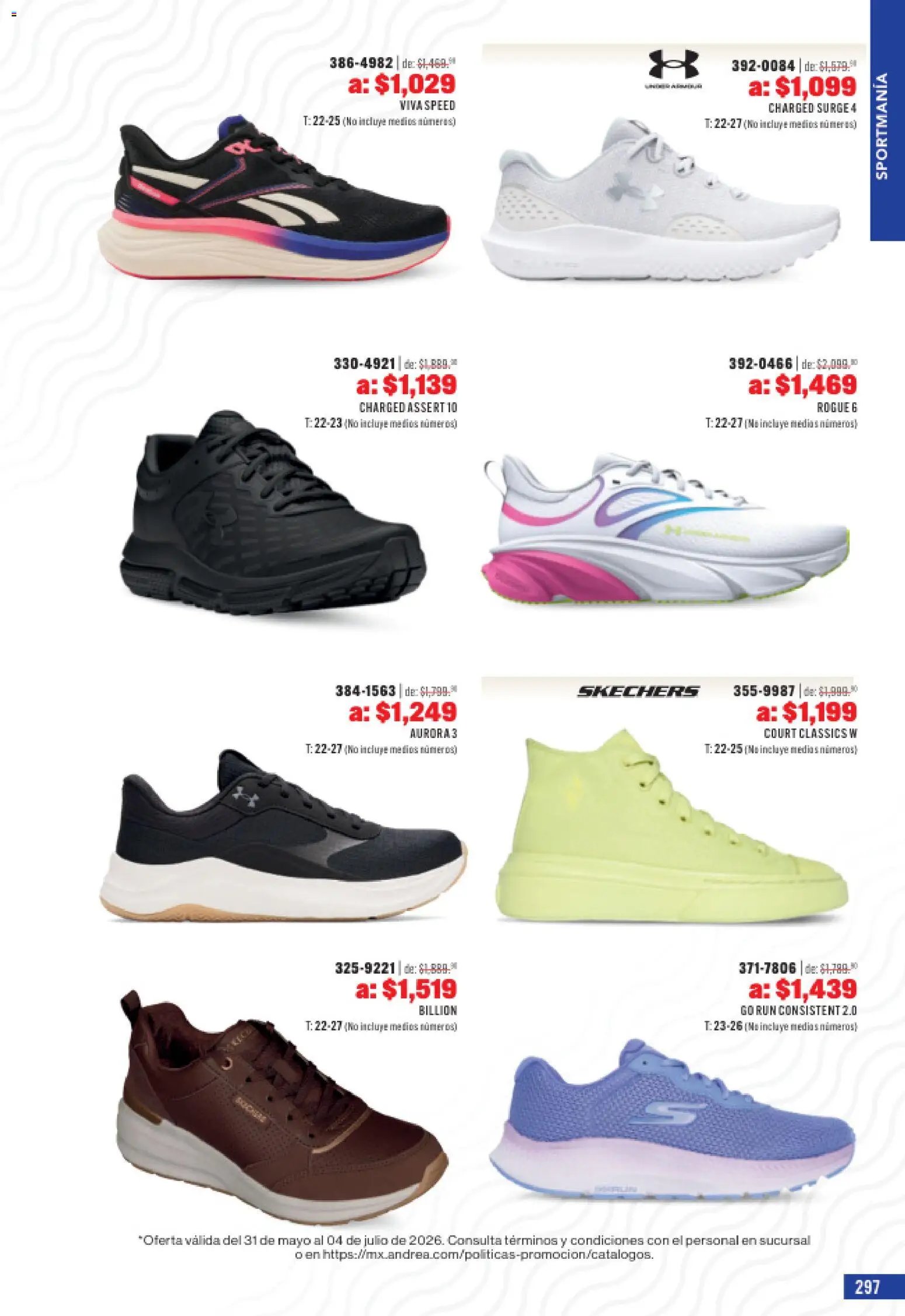 Andrea catálogo Outlet