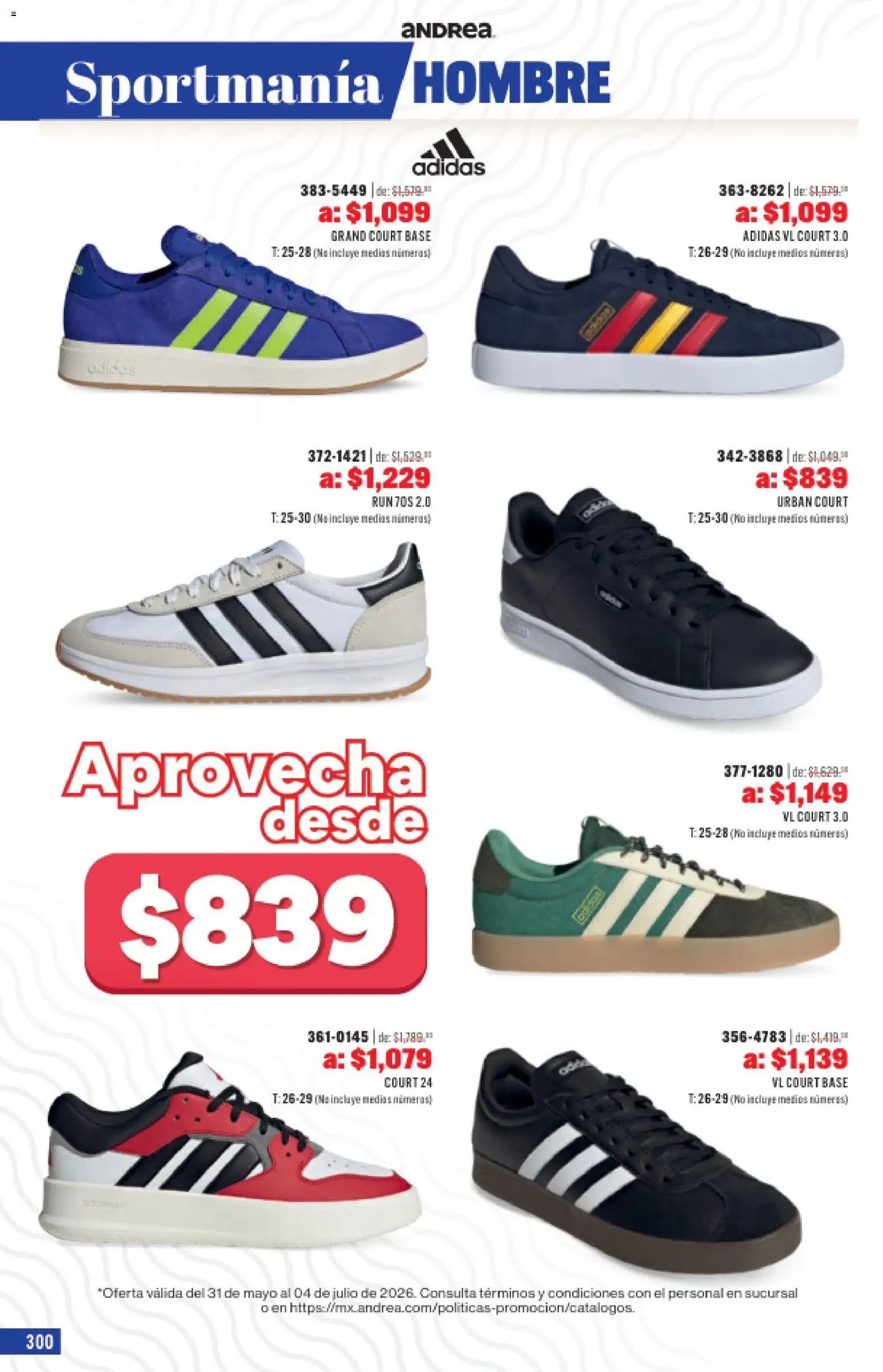 Andrea catálogo Outlet