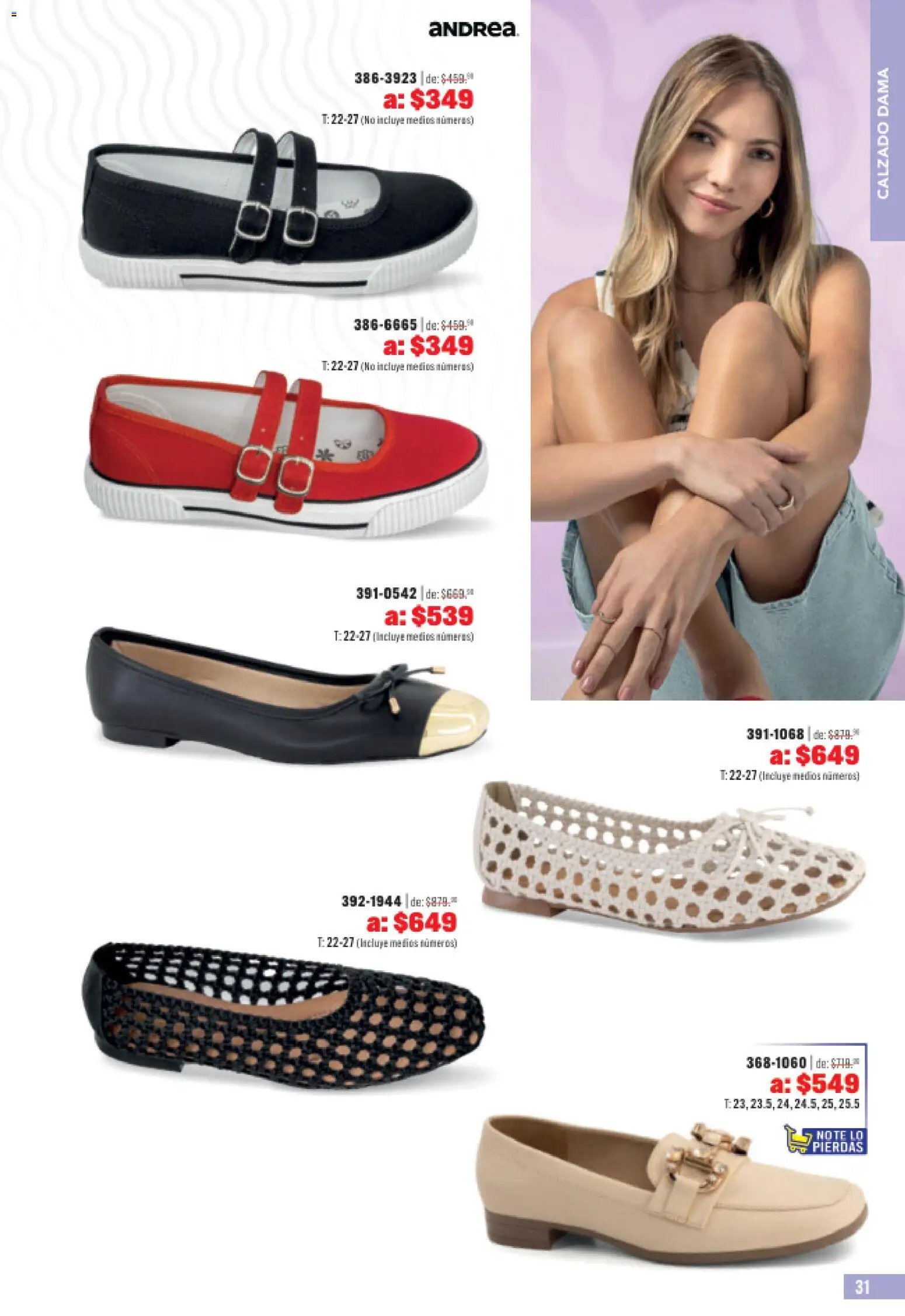 Andrea catálogo Outlet