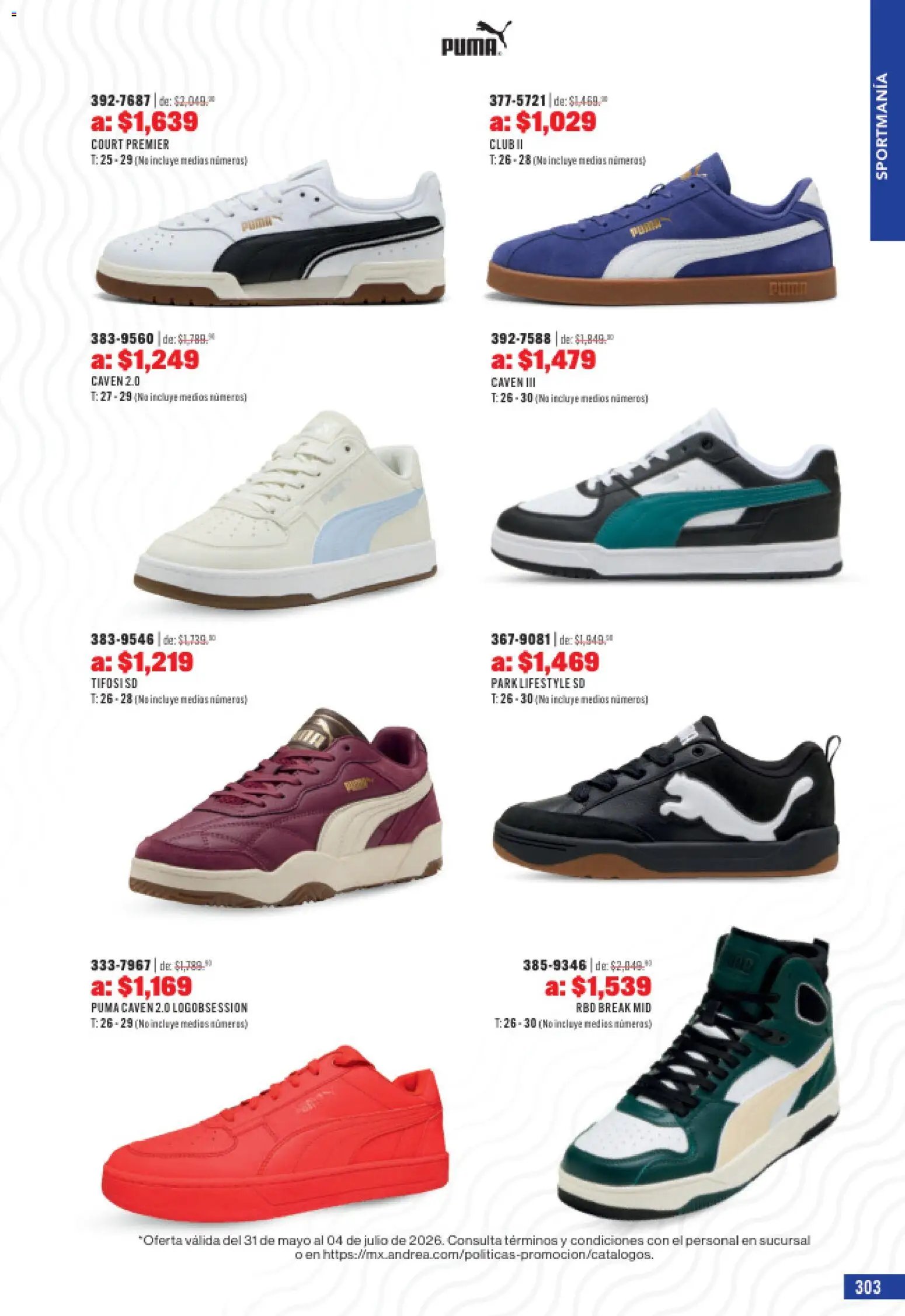Andrea catálogo Outlet