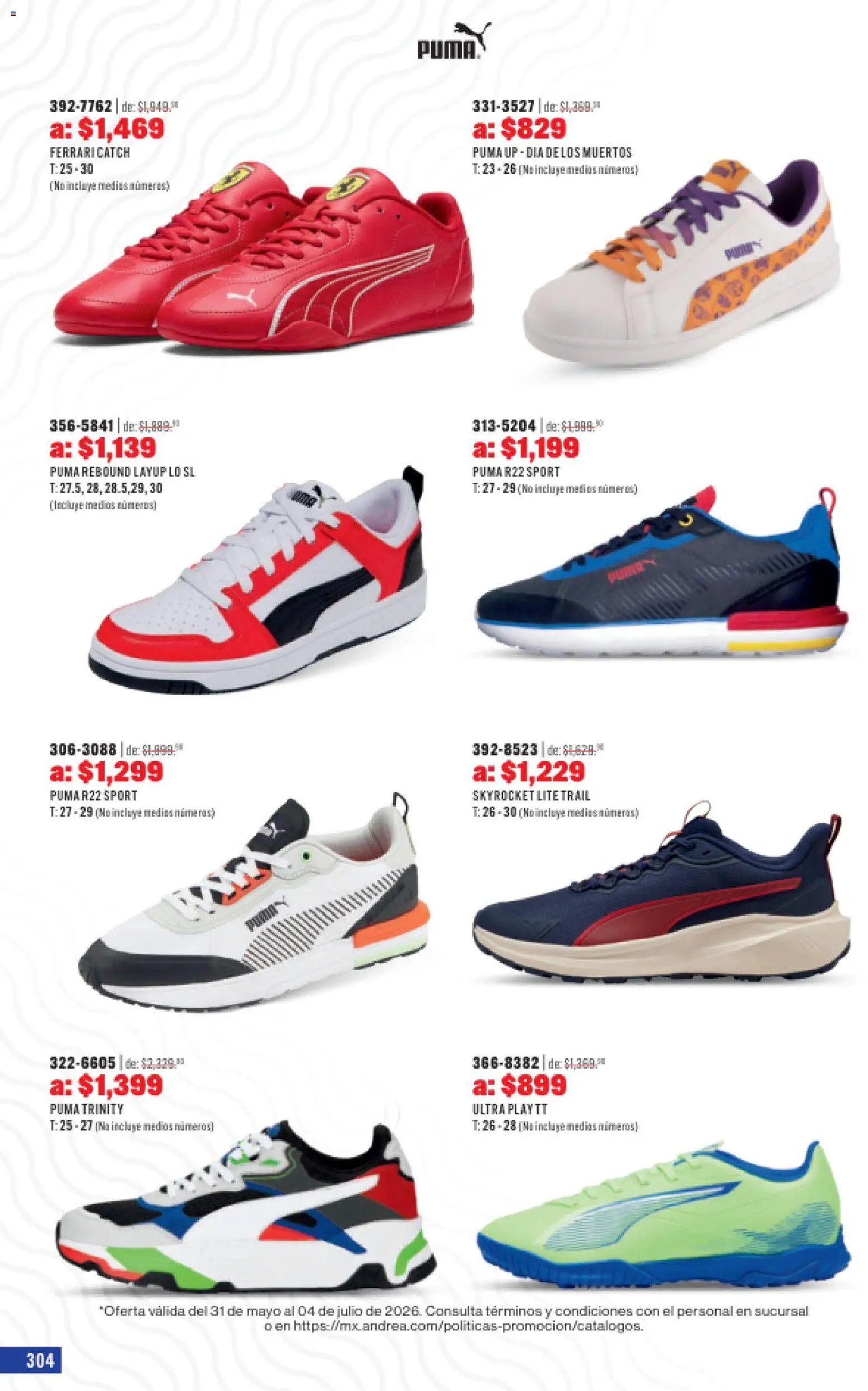 Andrea catálogo Outlet