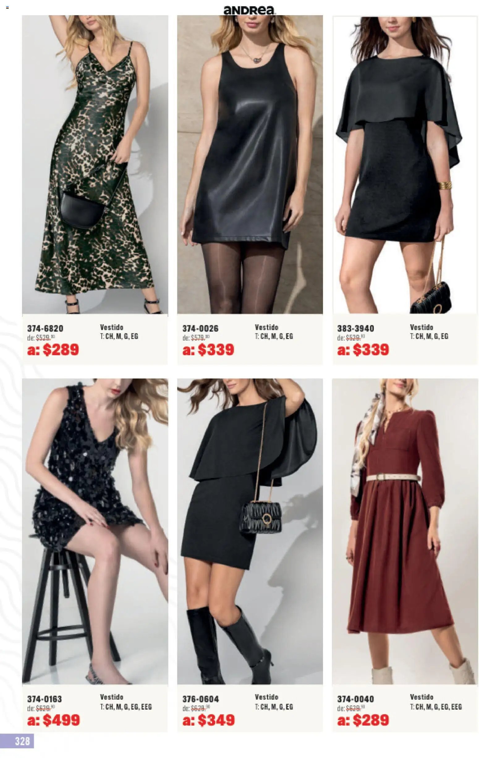 Andrea catálogo Outlet