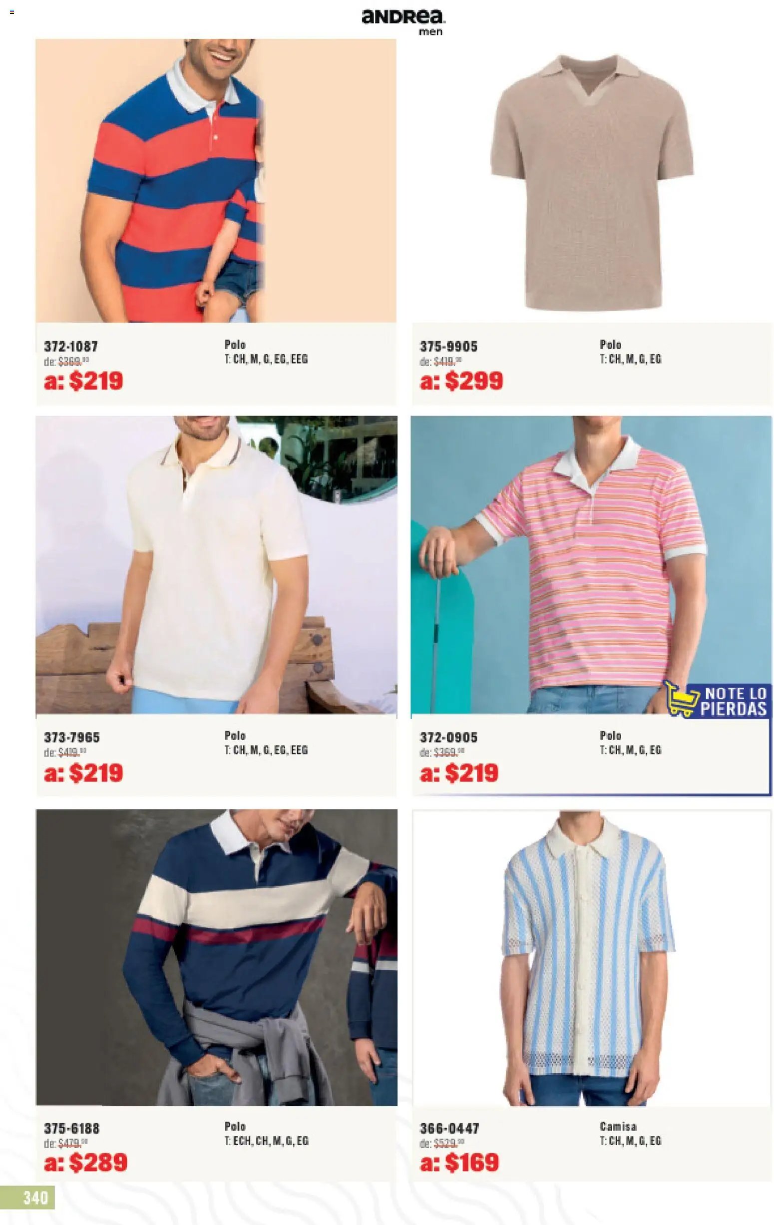 Andrea catálogo Outlet