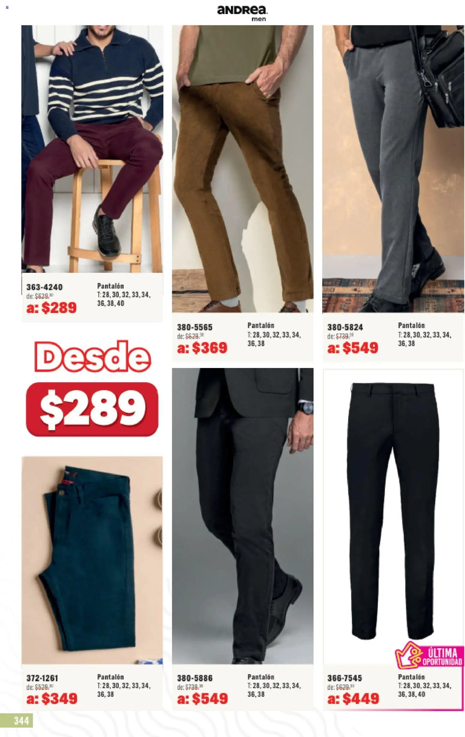 Andrea catálogo Outlet
