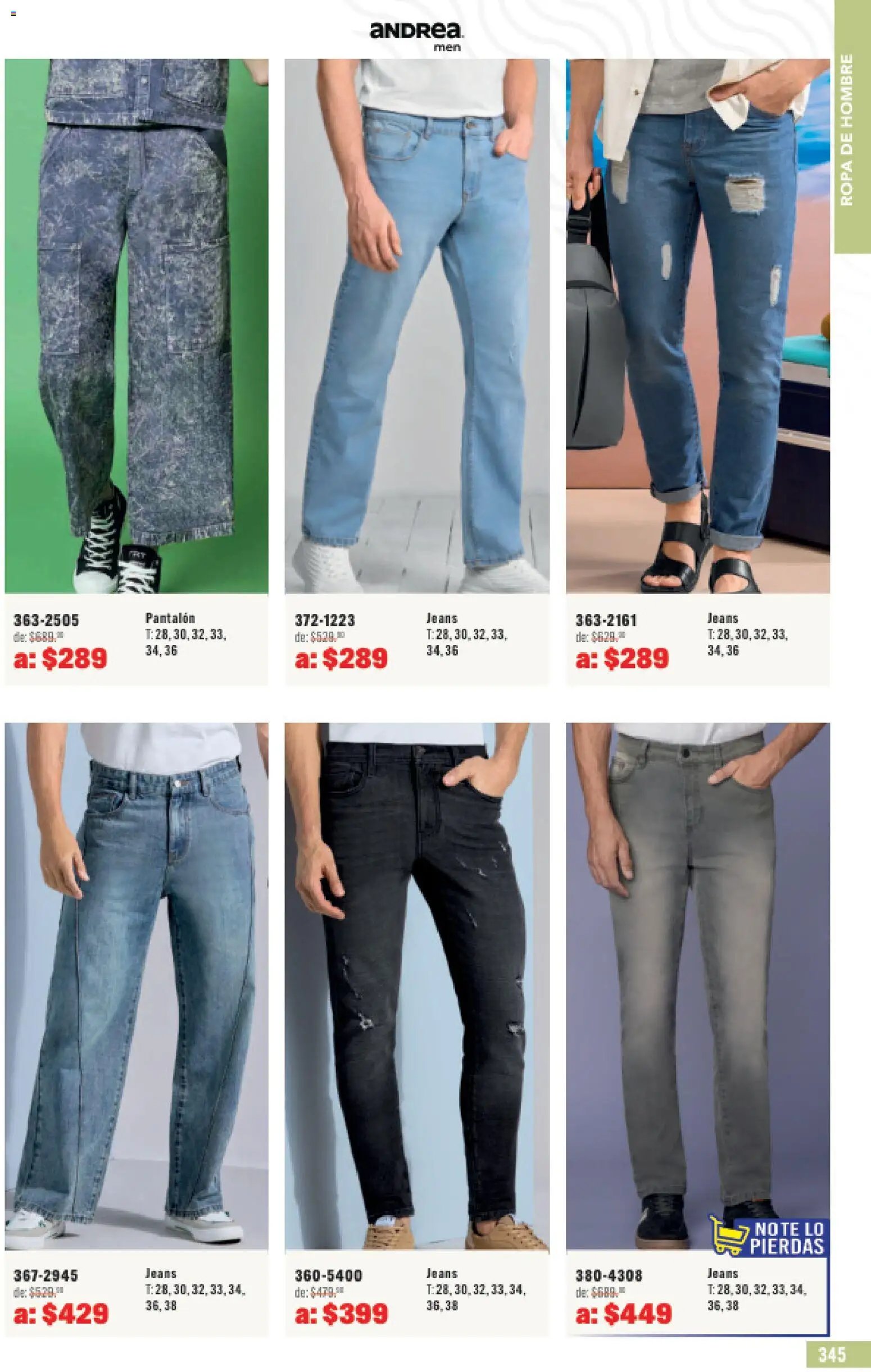 Andrea catálogo Outlet