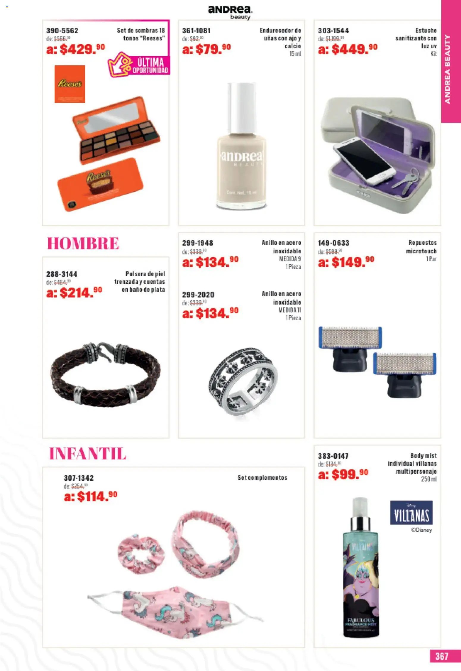 Andrea catálogo Outlet