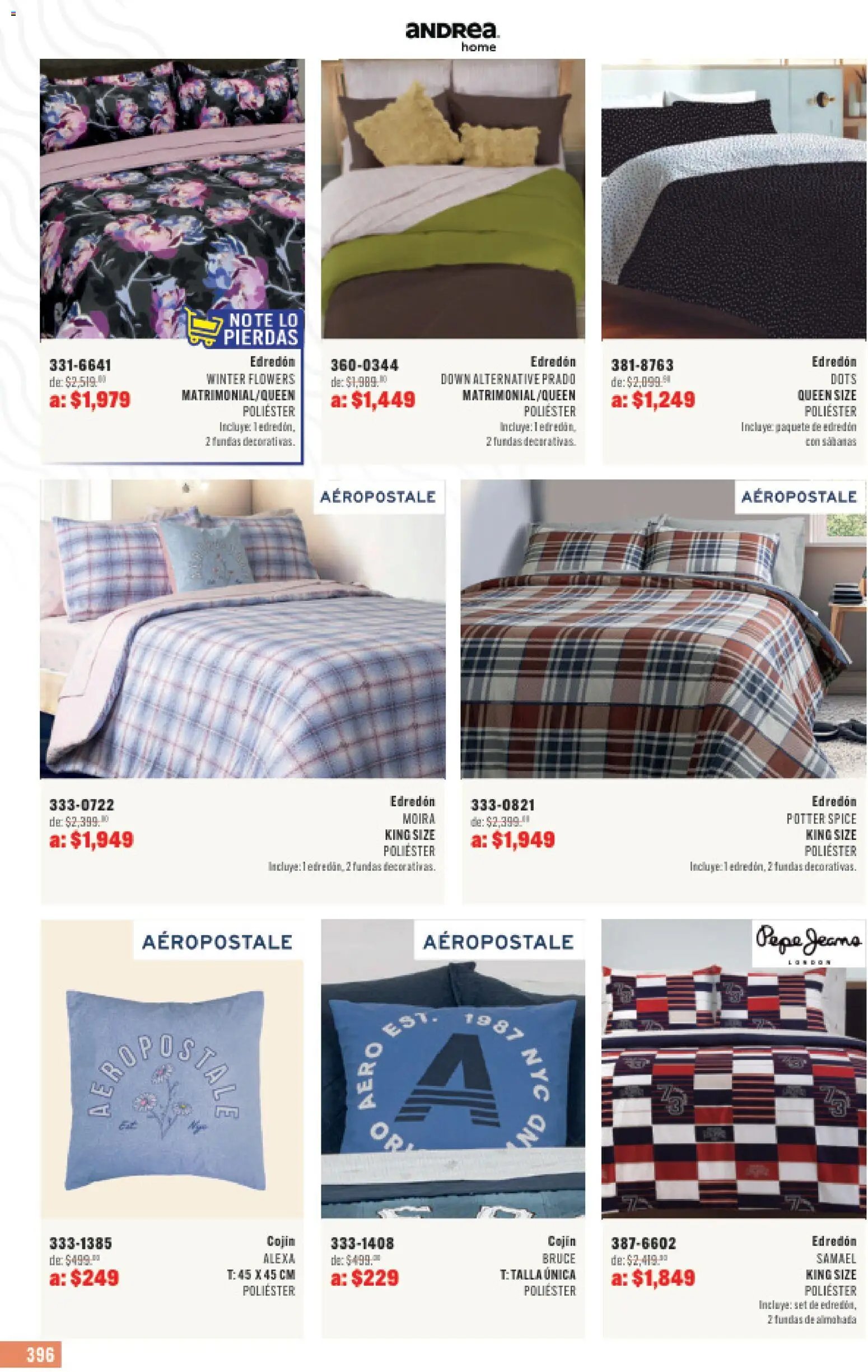 Andrea catálogo Outlet
