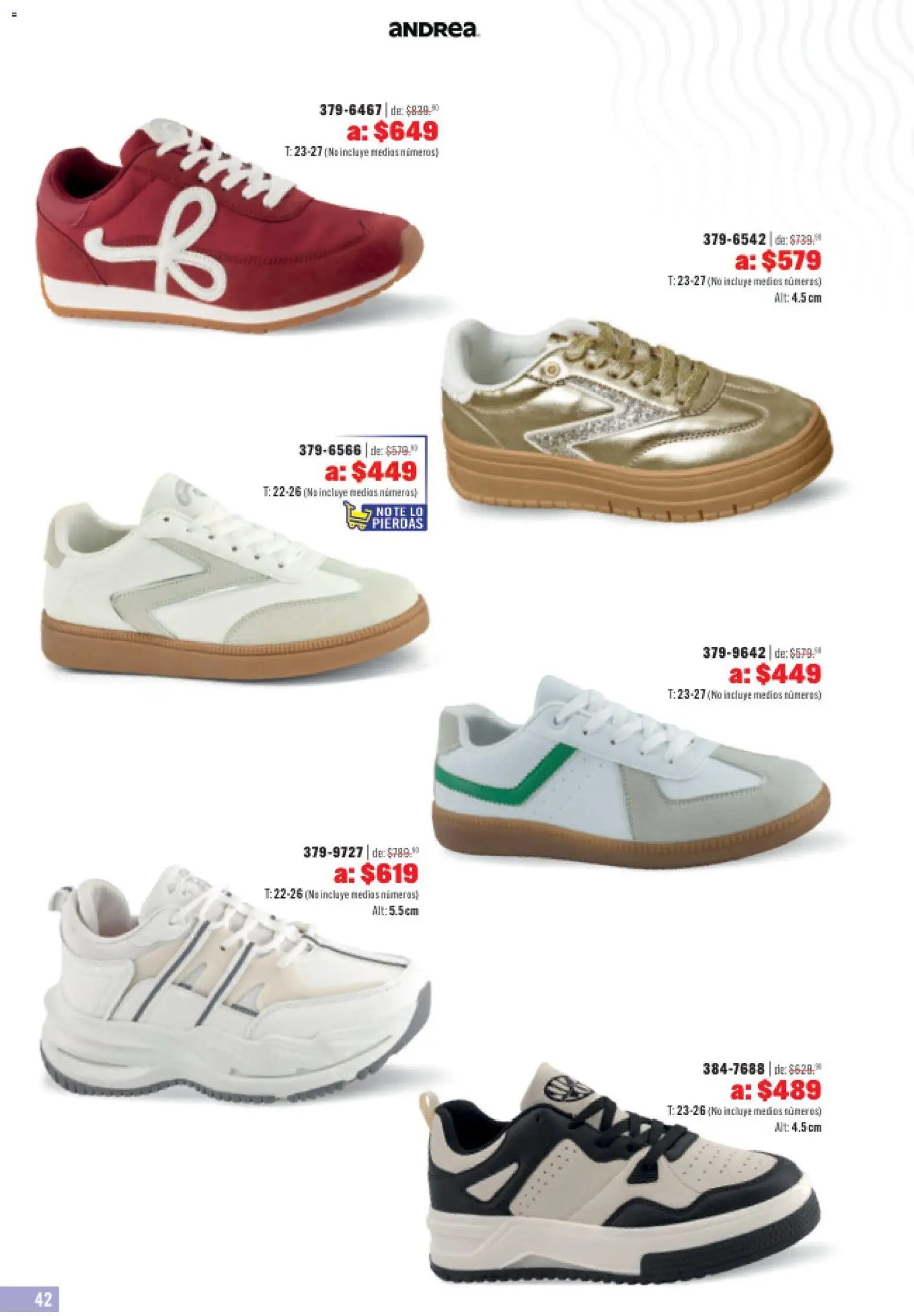 Andrea catálogo Outlet