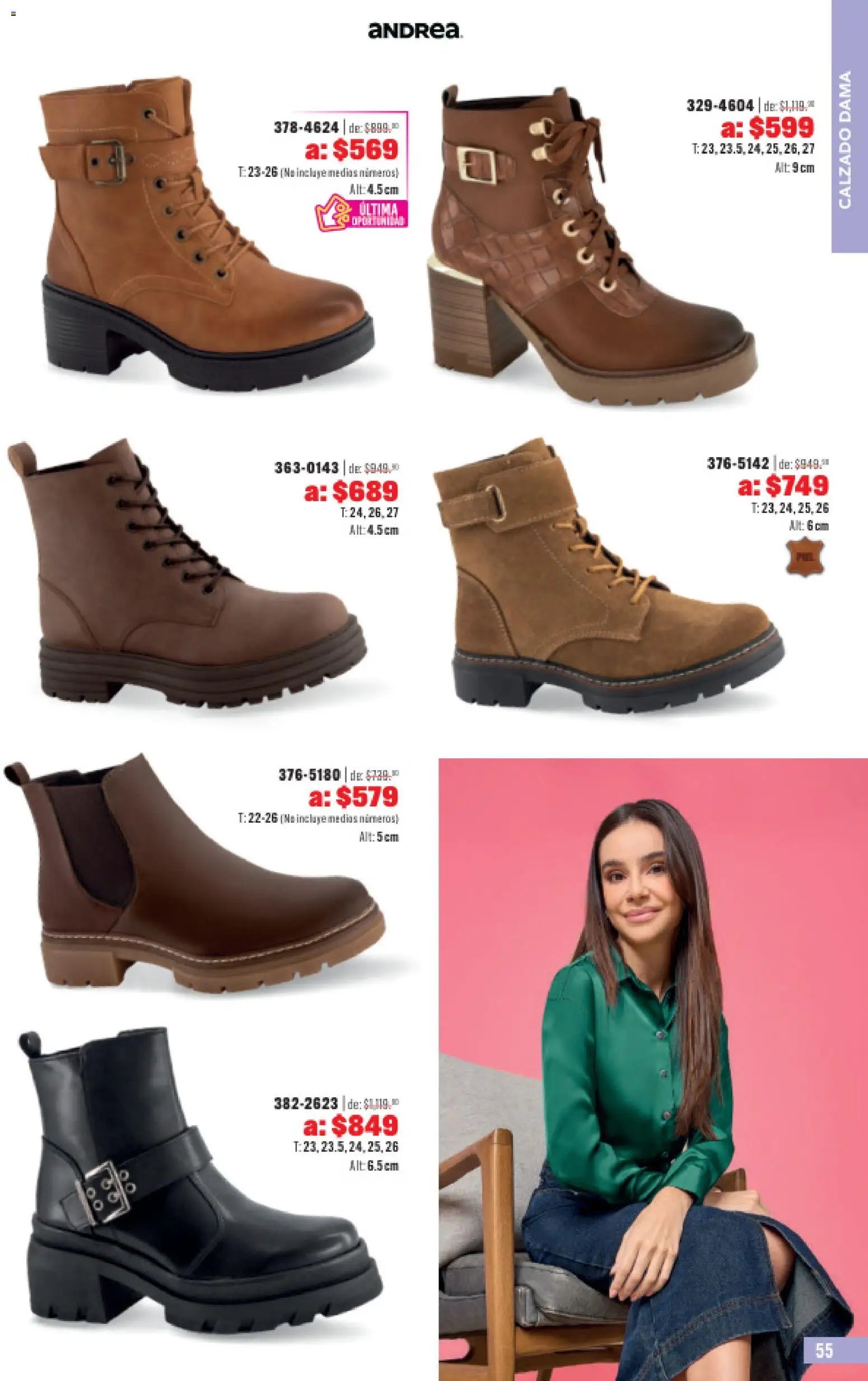Andrea catálogo Outlet