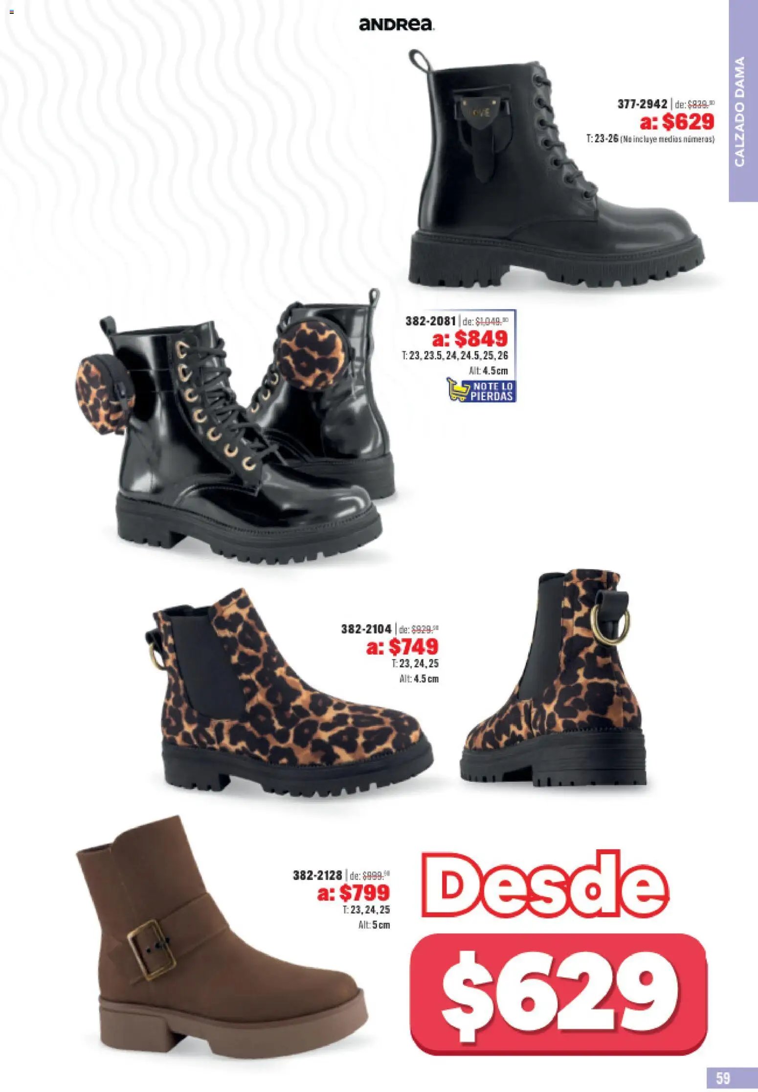 Andrea catálogo Outlet