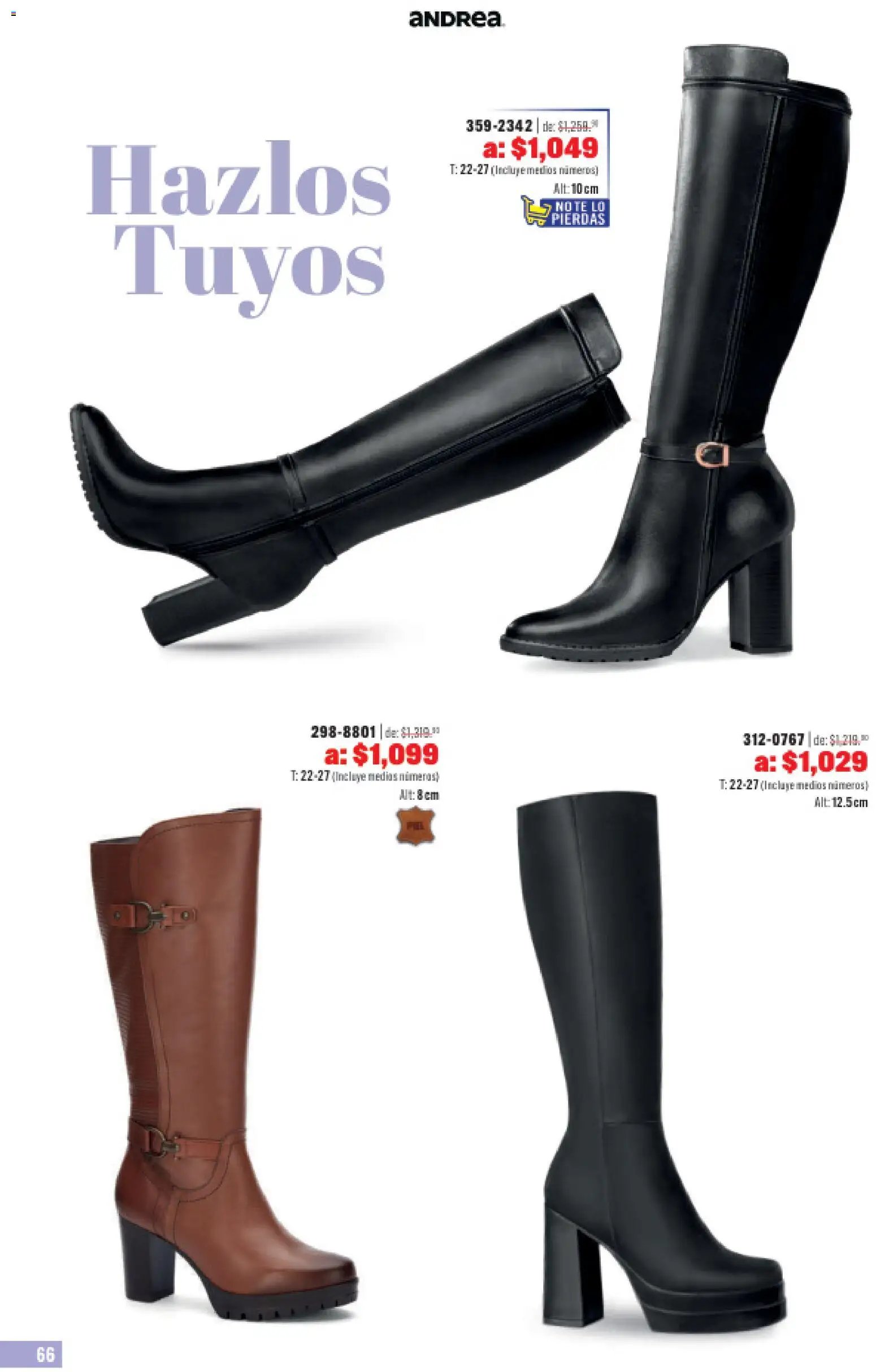 Andrea catálogo Outlet