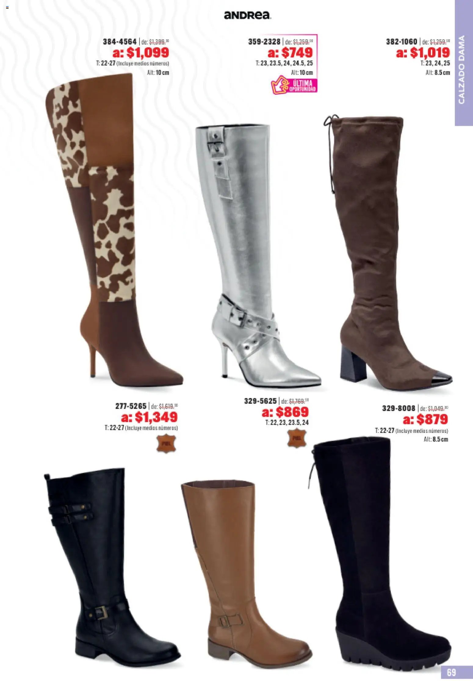 Andrea catálogo Outlet