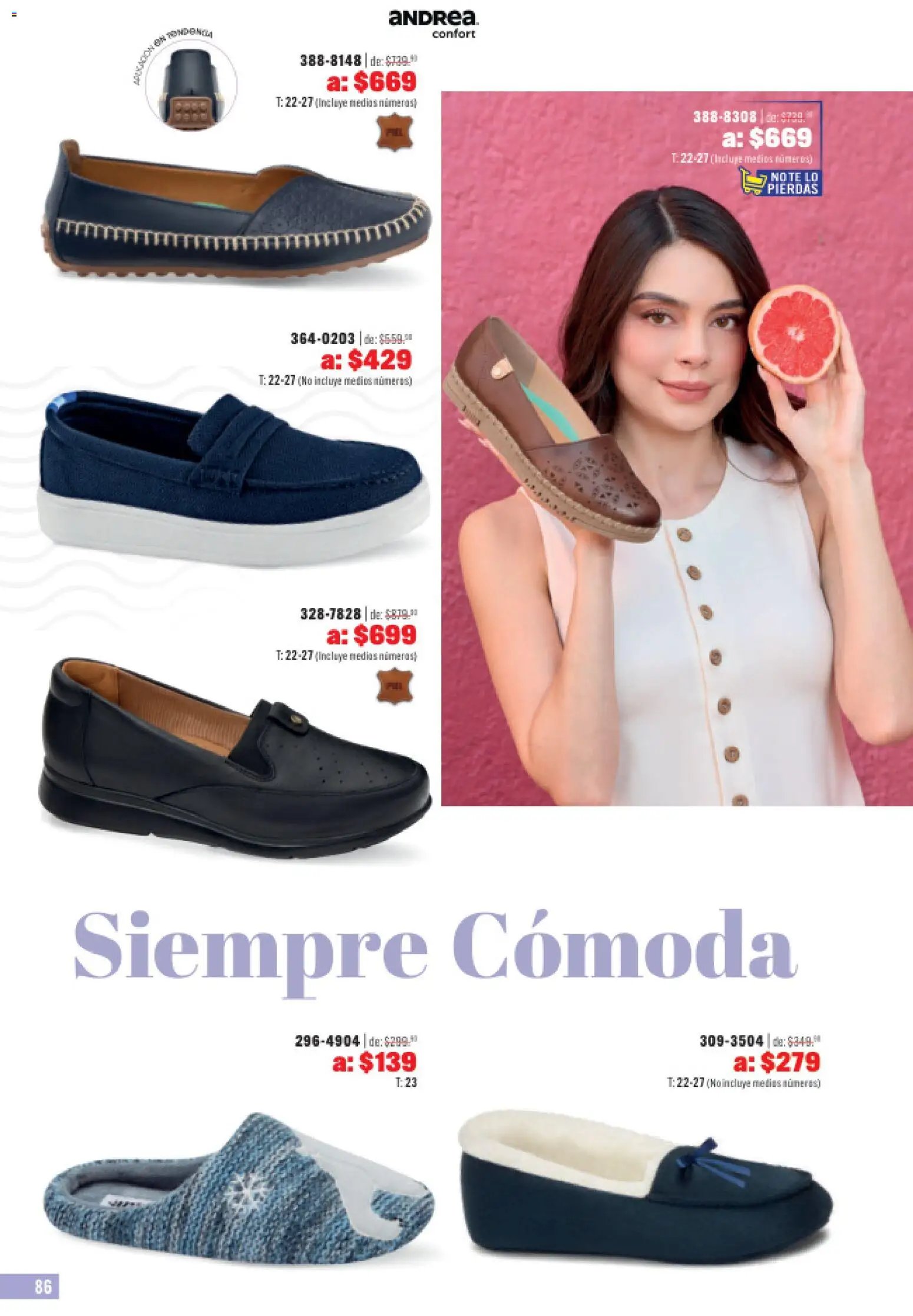Andrea catálogo Outlet